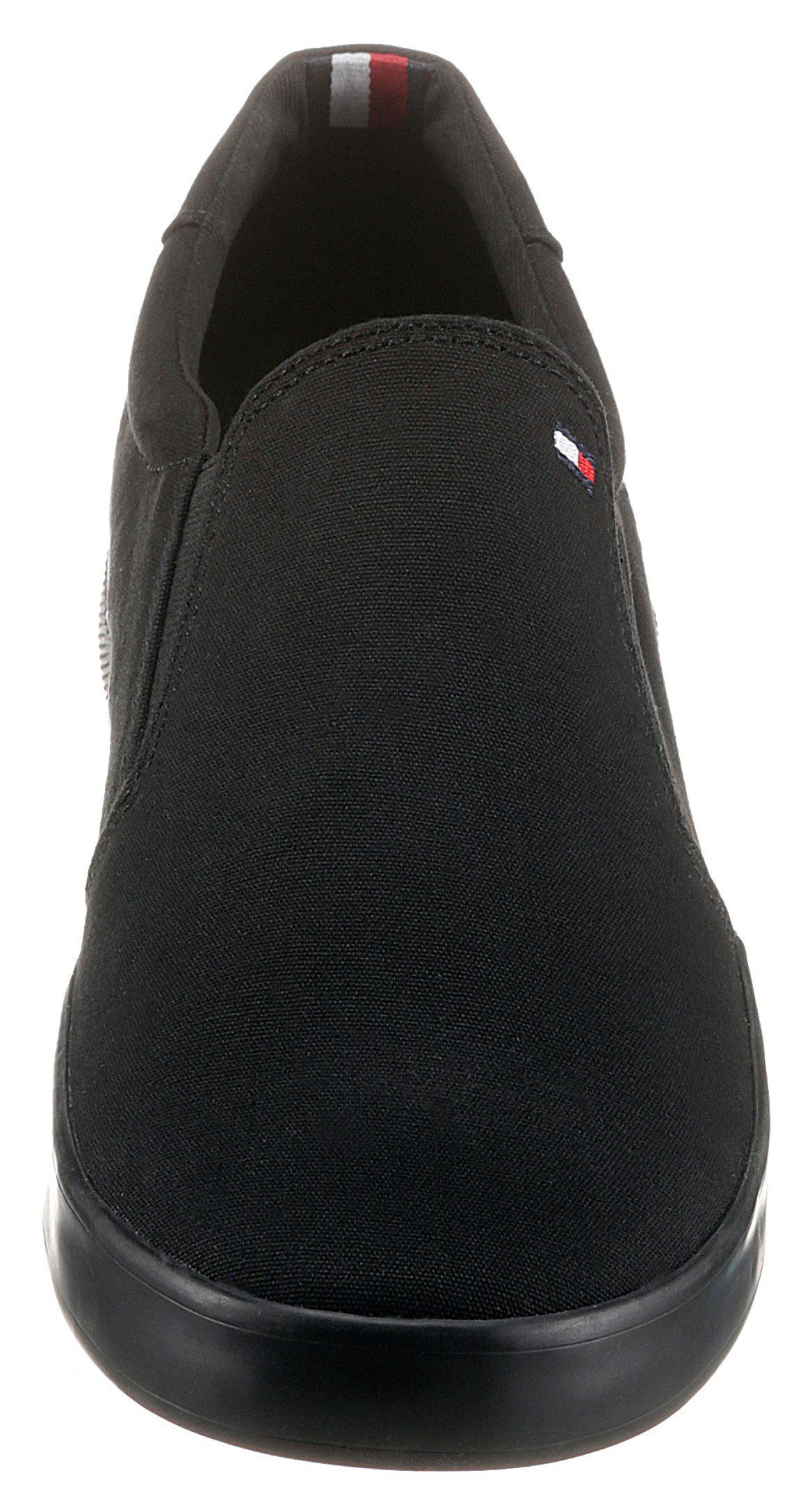 Tommy Hilfiger Slip-on sneakers ICONIC SLIP ON SNEAKER Slipper, vrijetijdsschoen, lage schoen met zij-stretchinzetten