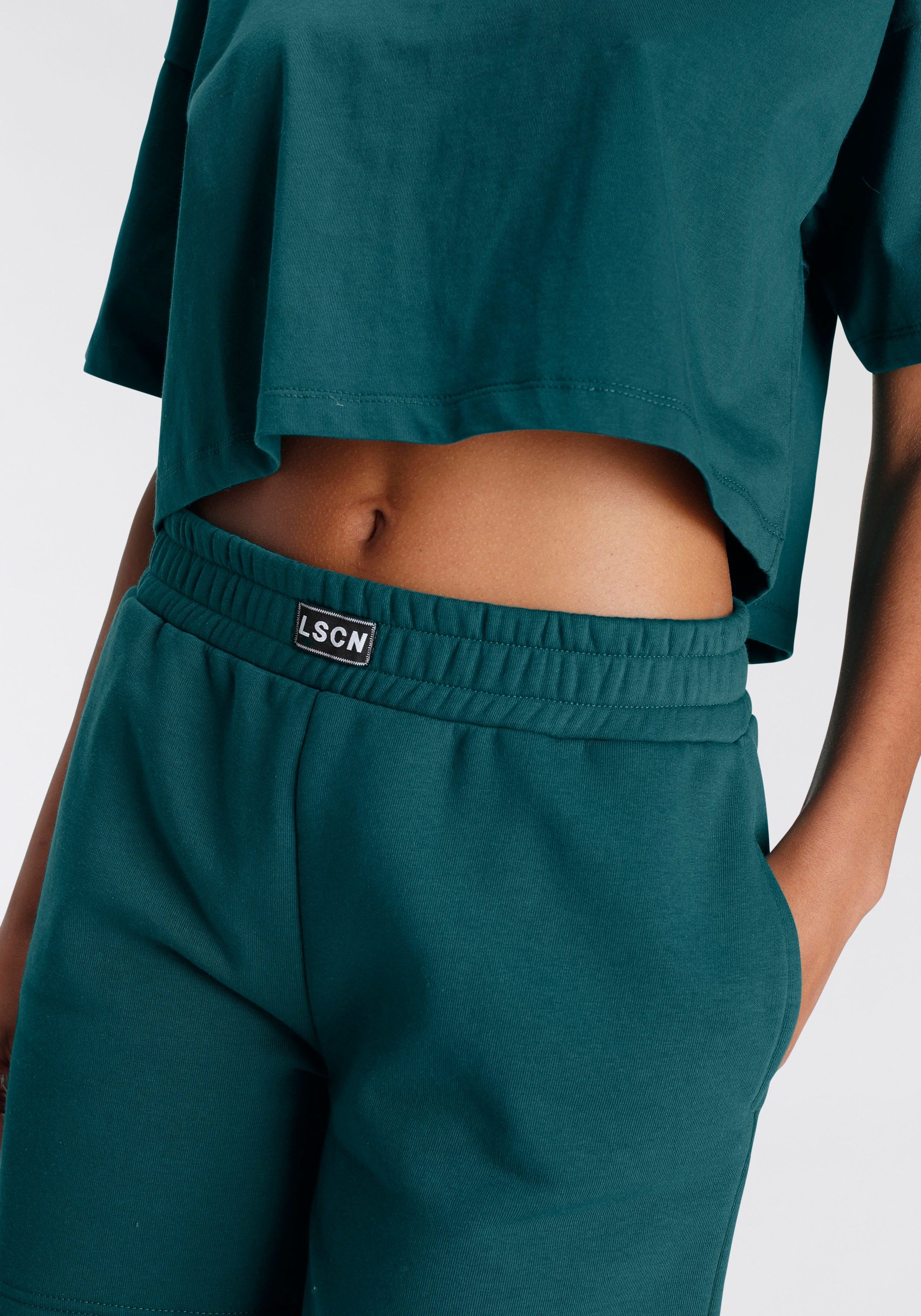 Lascana Sweatbroek met geribbelde tailleband, loungewear, loungepak