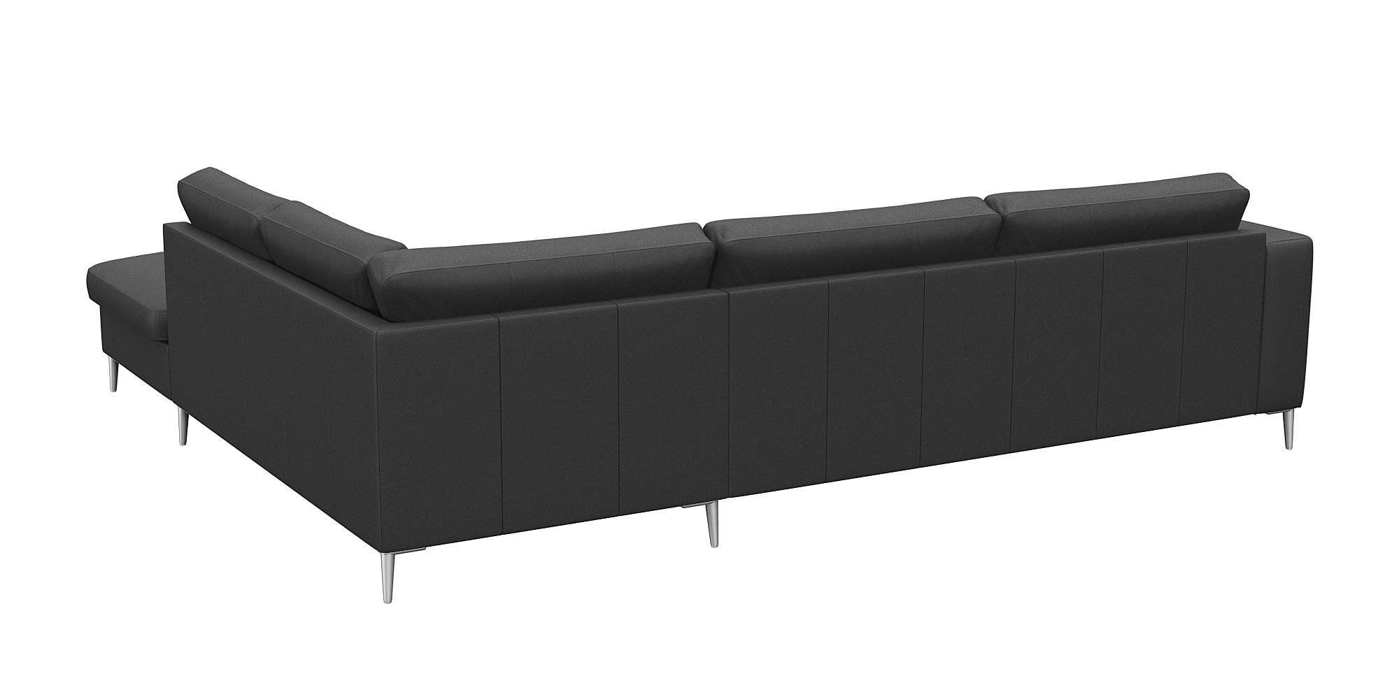 FLEXLUX Hoekbank Fiore, super zitcomfort door koudschuim in de zitting, L-vorm