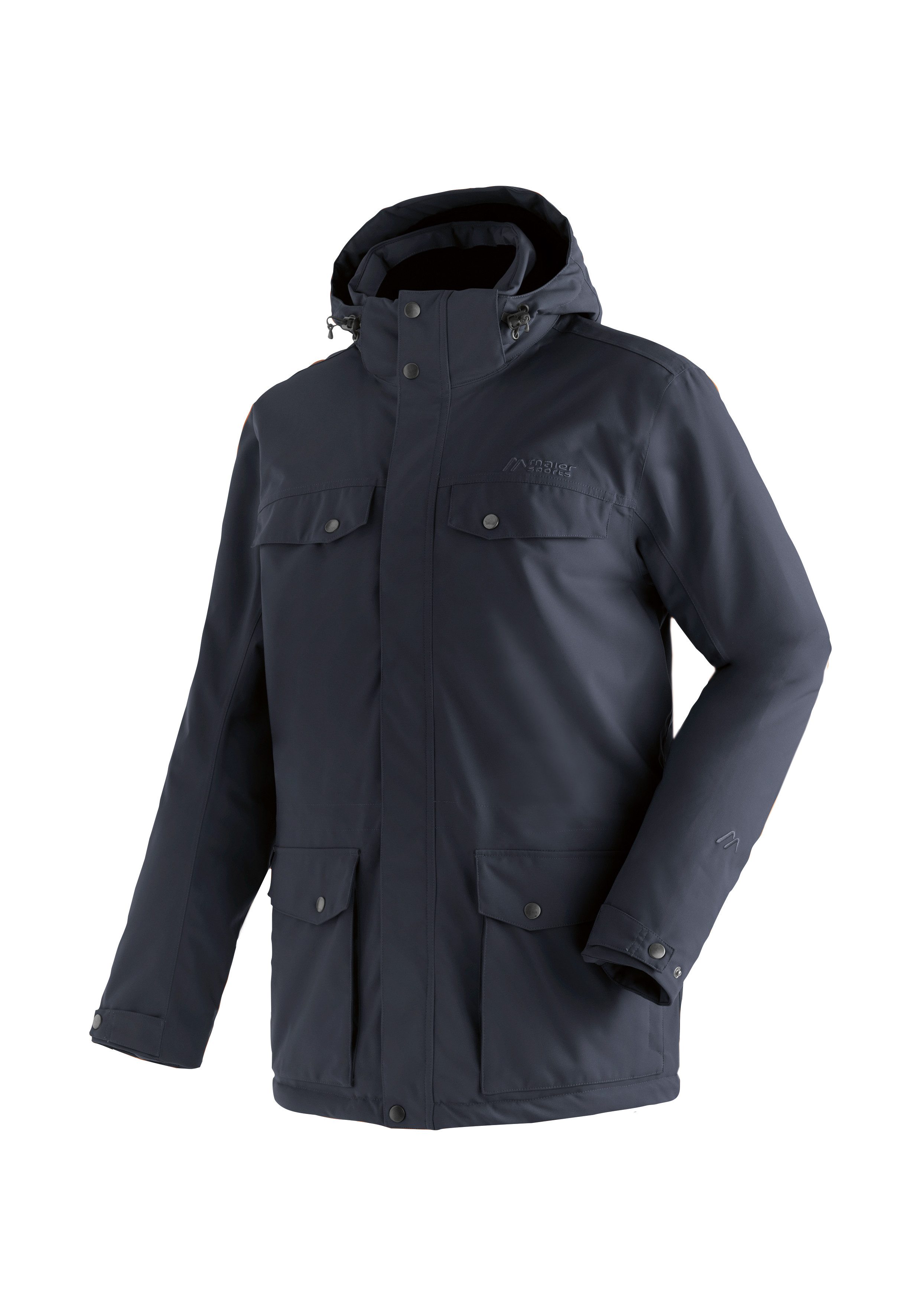 Maier Sports Functioneel jack KNUTH Heren outdoorjacke, wind/waterdichte jacke, mTHERM isolatie heren outdoorjassen maat 58 blauw