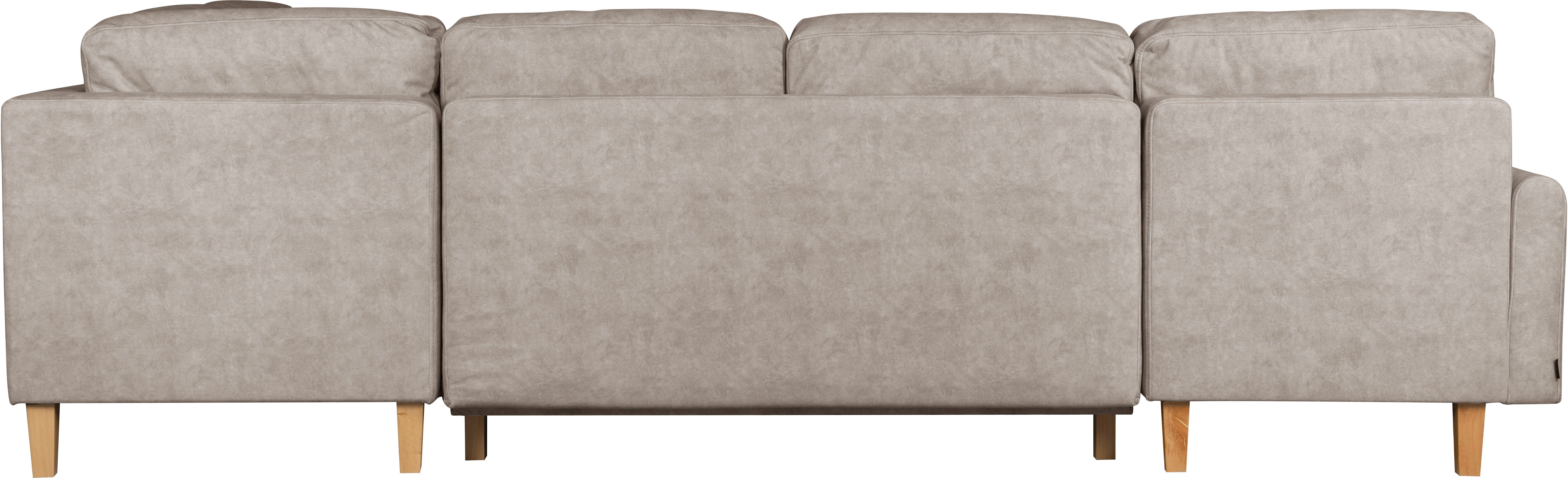 Home affaire Zithoek TRIPLO U-vorm optioneel met slaapfunctie, B/D/H: 310/192/90 cm (3-delig)