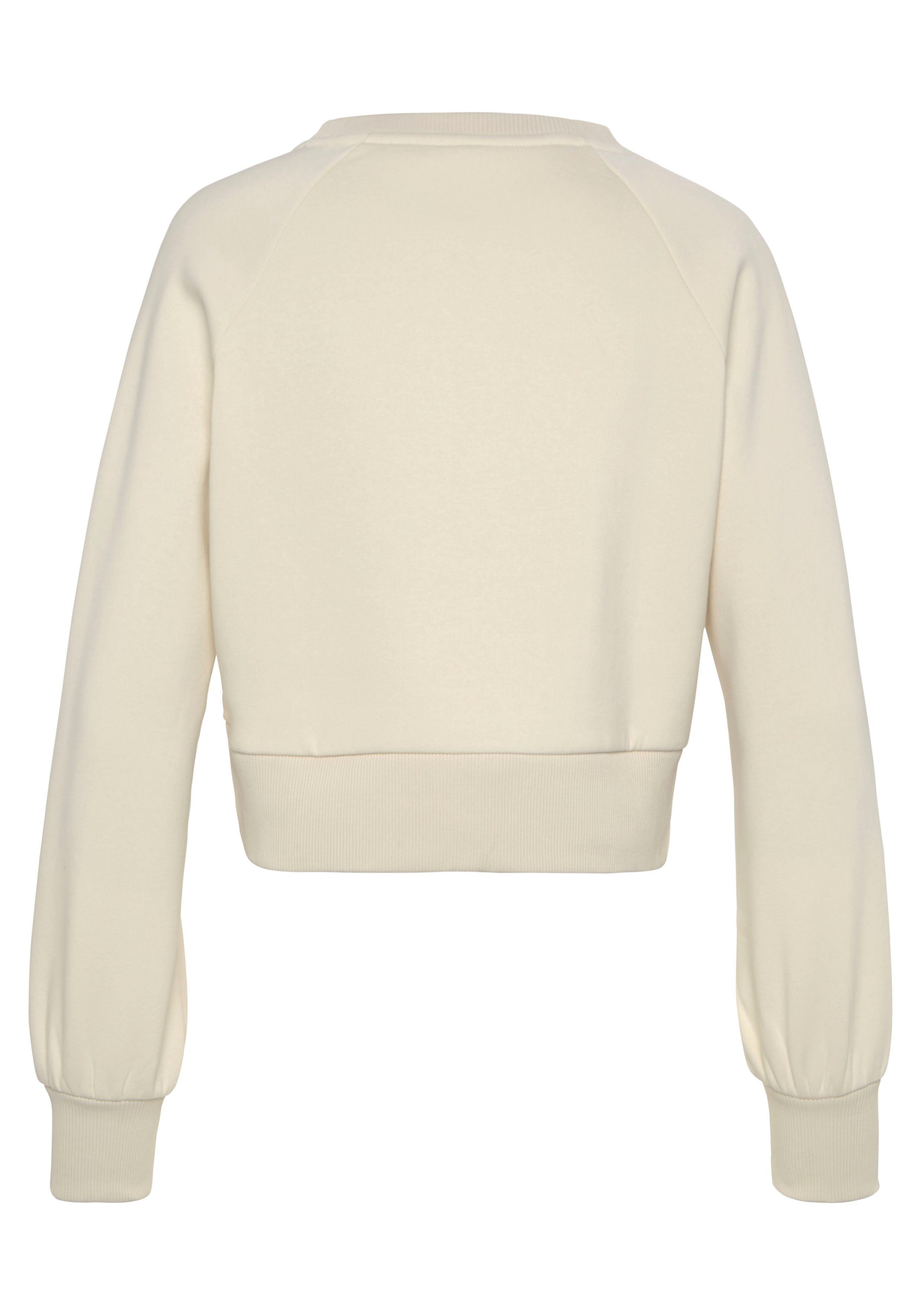 LSCN by LASCANA Sweatshirt met decoratieve stiksels, loungepak