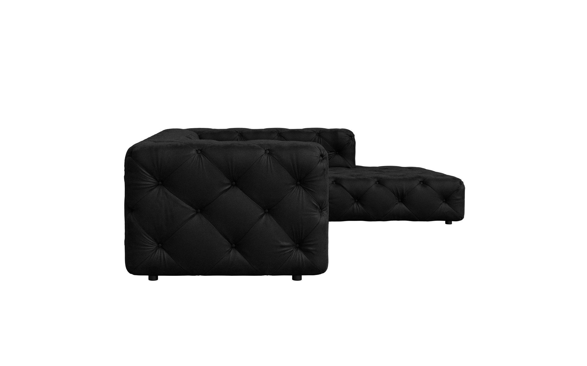 Places of Style Hoekbank FOLLINA L-vorm, met klassieke Chesterfield-knoopstiksels