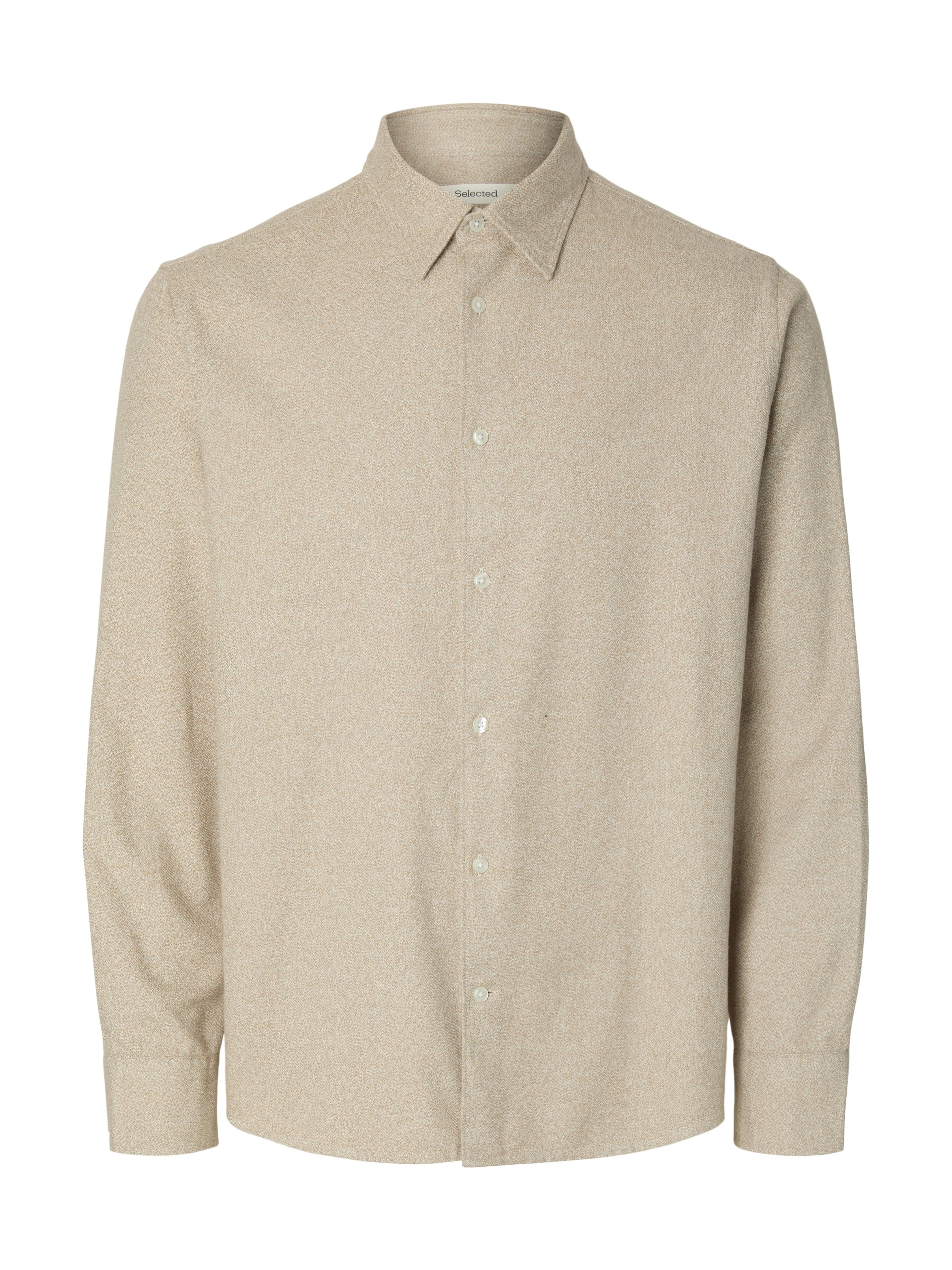 SELECTED HOMME Overhemd met lange mouwen SLHREGNOAH BRUSHED TWIST SHIRT LS NOOS