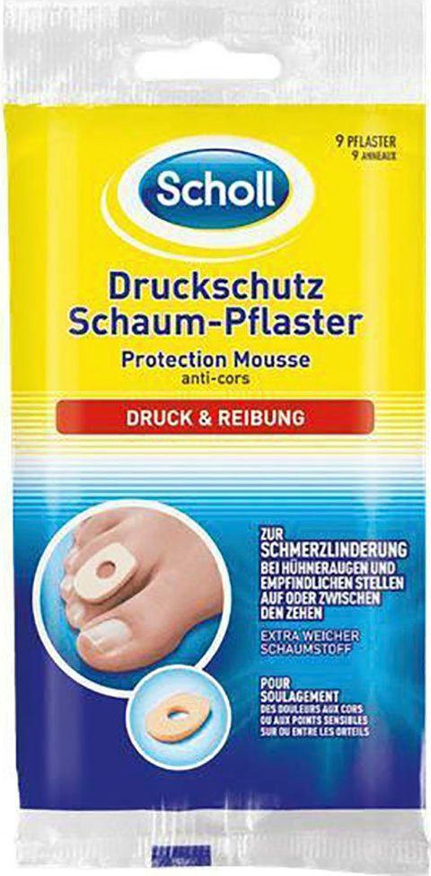 Scholl Antidrukpleisters Drukbescherming (set, 9 stuks)