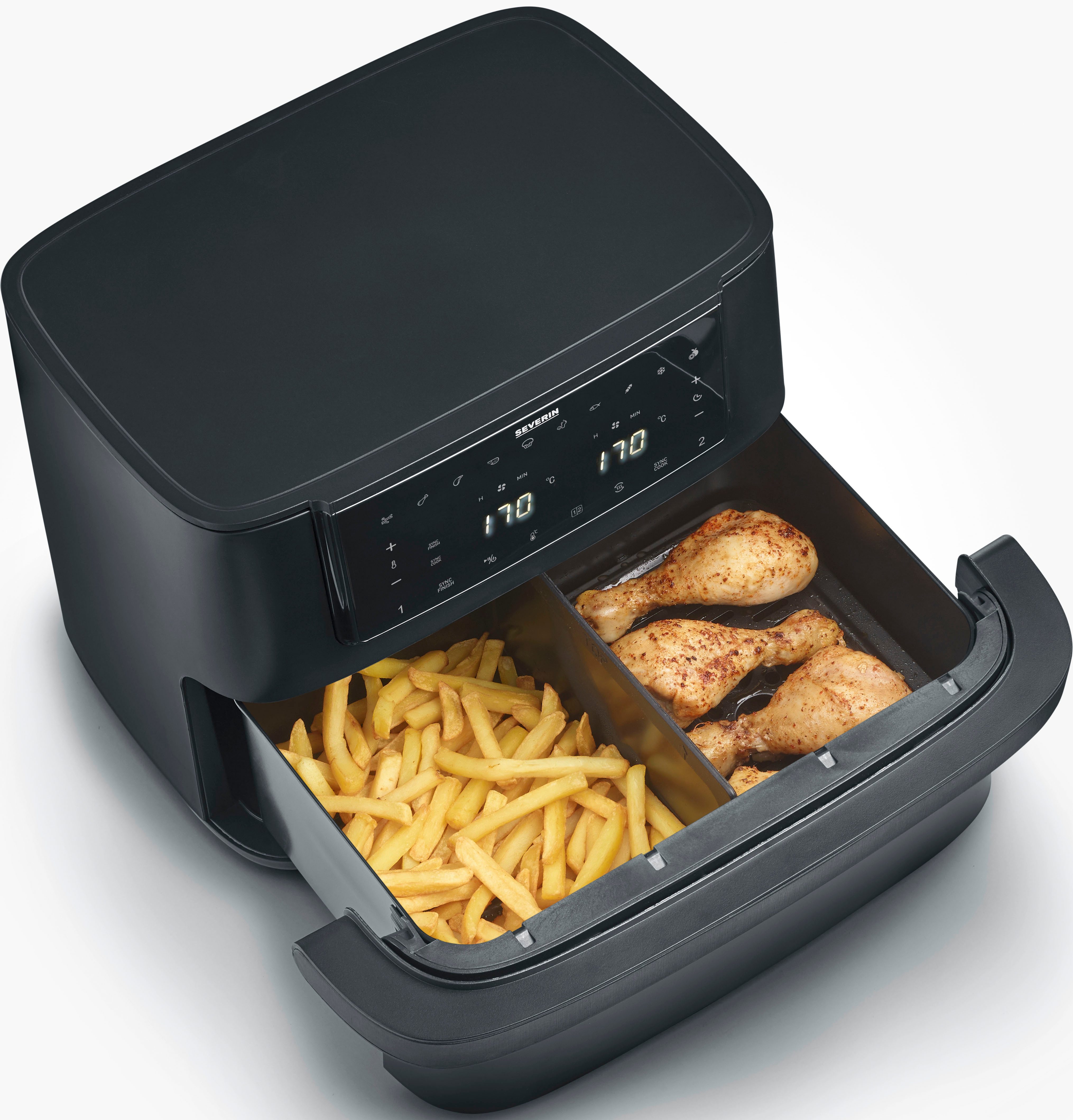 Severin Airfryer FR 2490 9 l "Flex Max Dual"