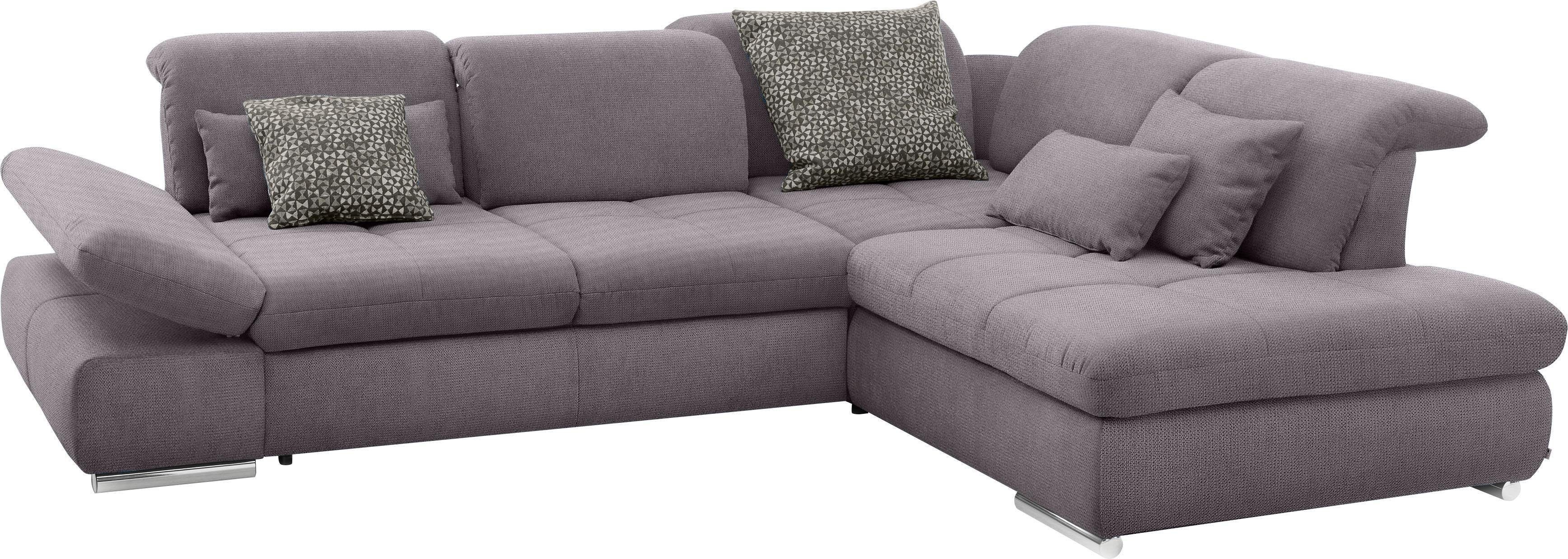 set one by Musterring Hoekbank SO 4100 met comfortabele pocketvering en hoofdeindeverstelling,