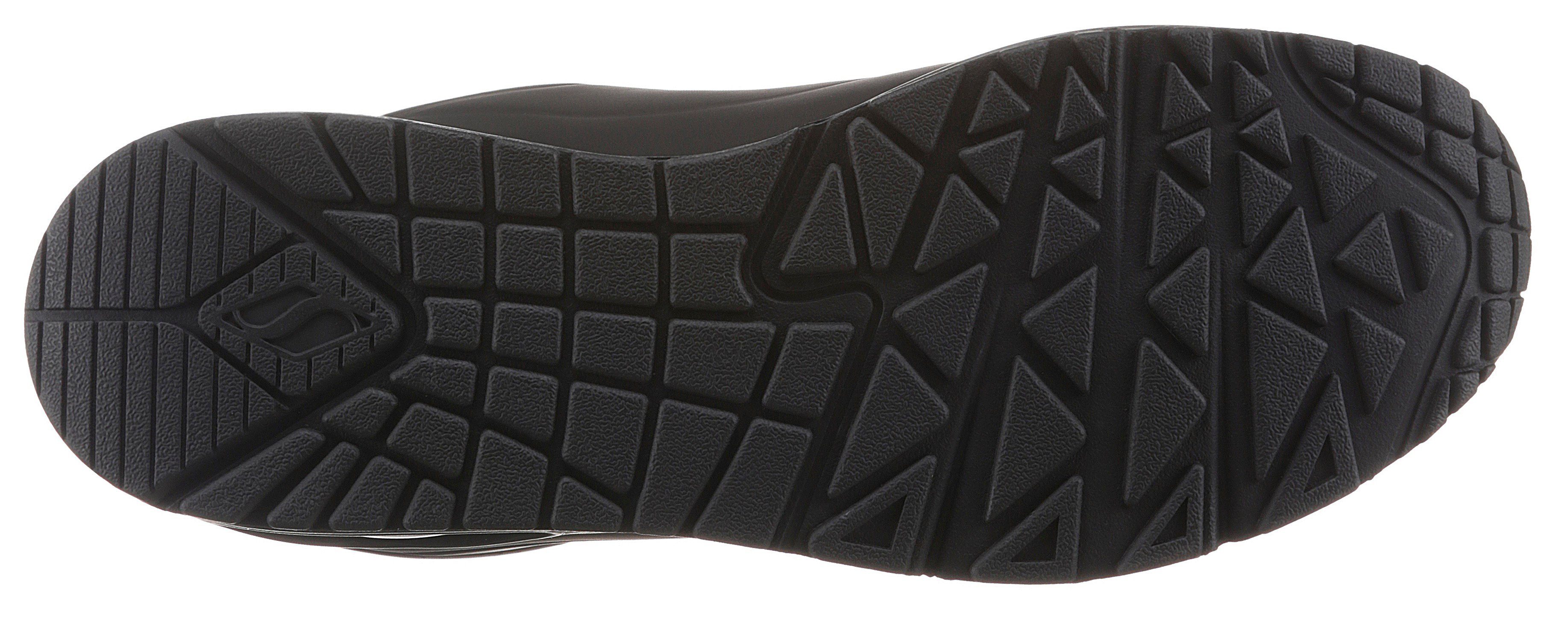 Skechers Sneakers met sleehak Uno - Stand on Air , Vrijetijdsschoen, lage schoen, veterschoen met fijne perforatie