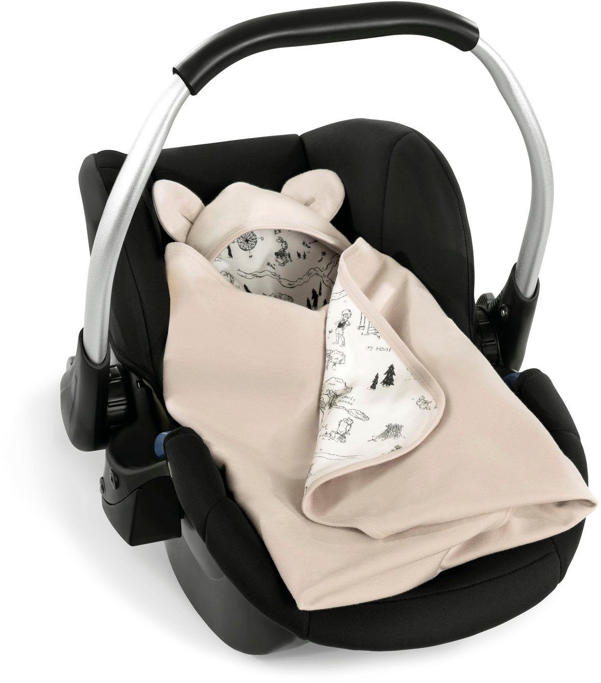 Hauck Babydeken Baby Inslapdeken, Snuggle N Dream Winnie the Pooh beige