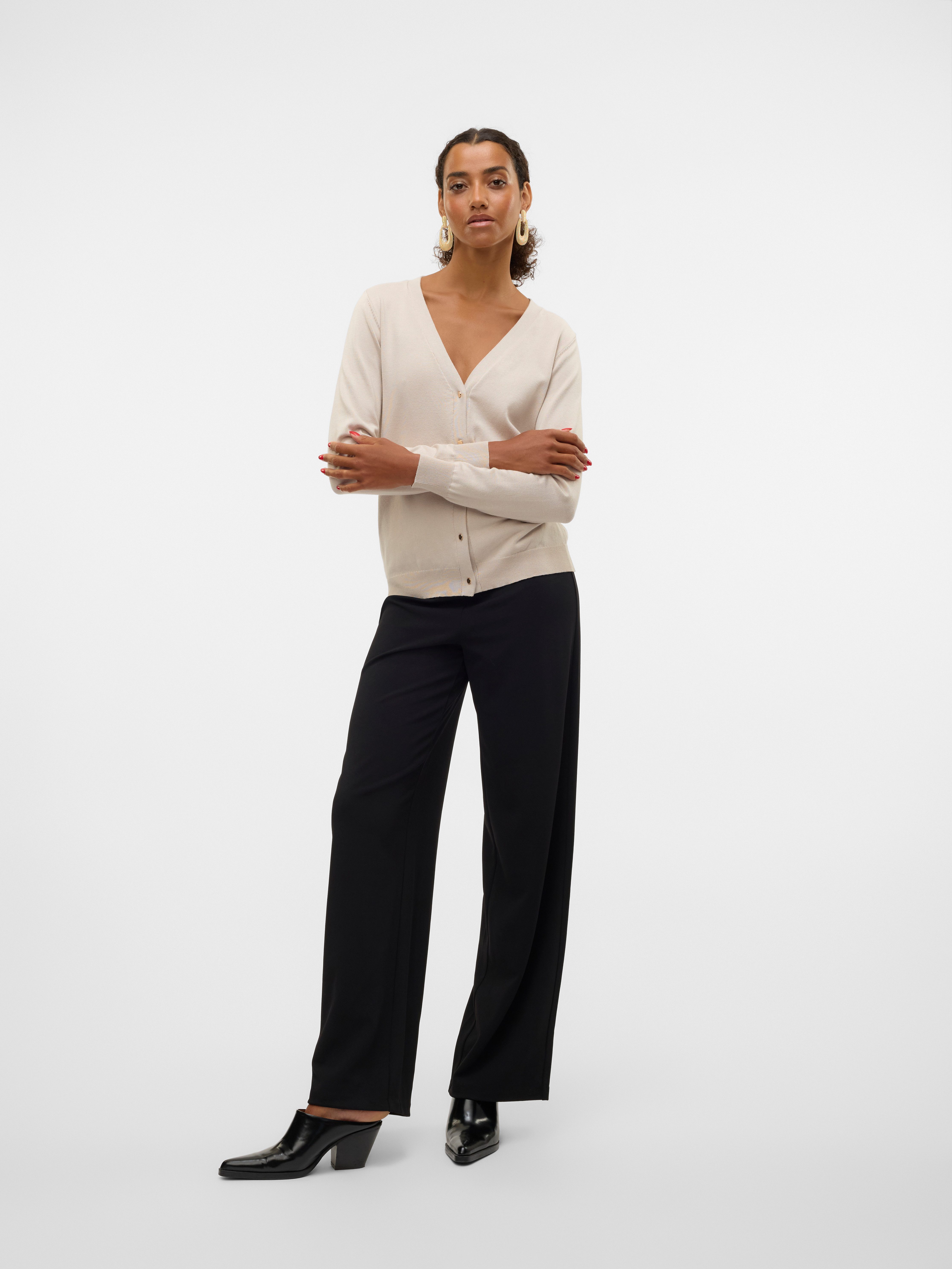 Vero Moda Vest VMSILJE LS V-NECK CARDIGAN GA NOOS