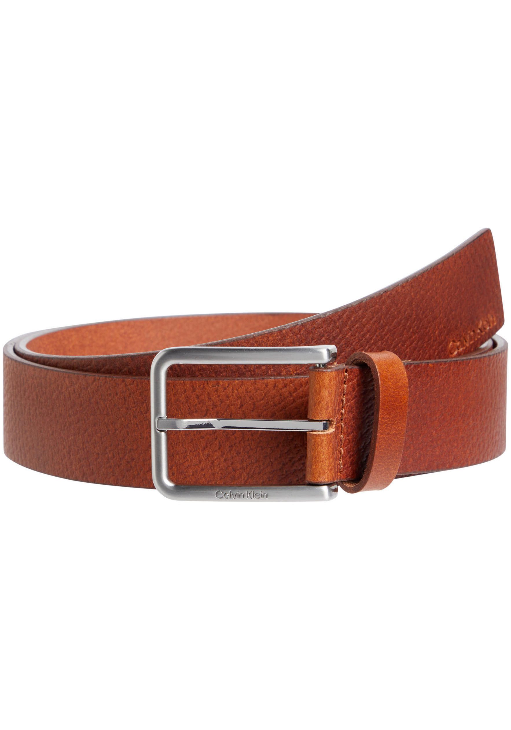 Calvin Klein Leren riem WARMTH PB 35MM Logoprint eenvoudige doornsluiting