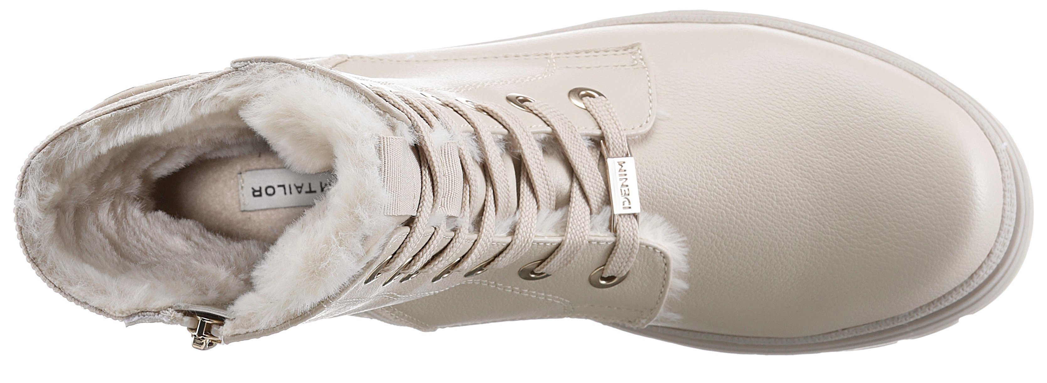 Tom Tailor Hoge veterschoenen met gestempeld logo bij de hiel