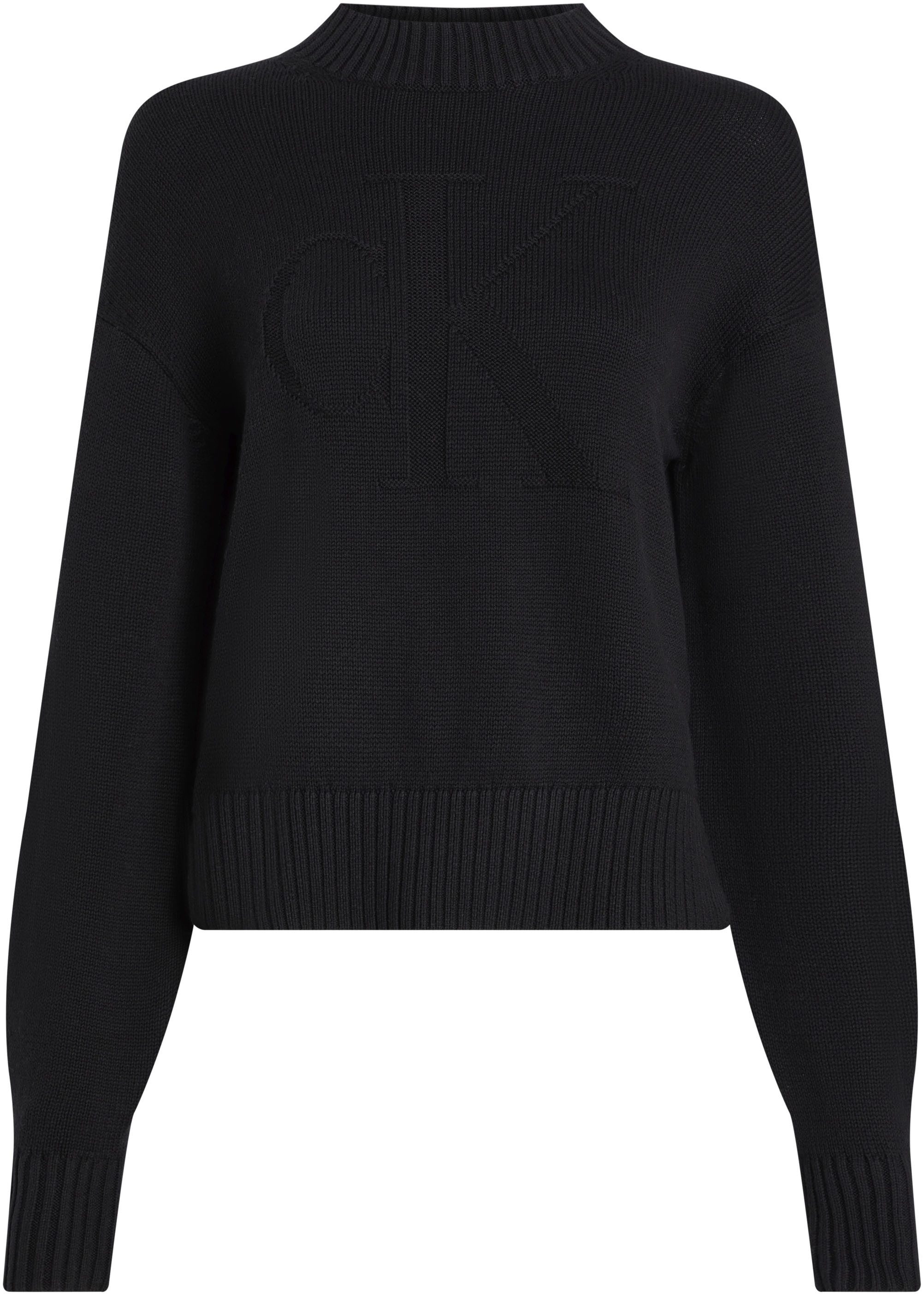 Calvin Klein Trui met ronde hals CK INTARSIA LOOSE SWEATER