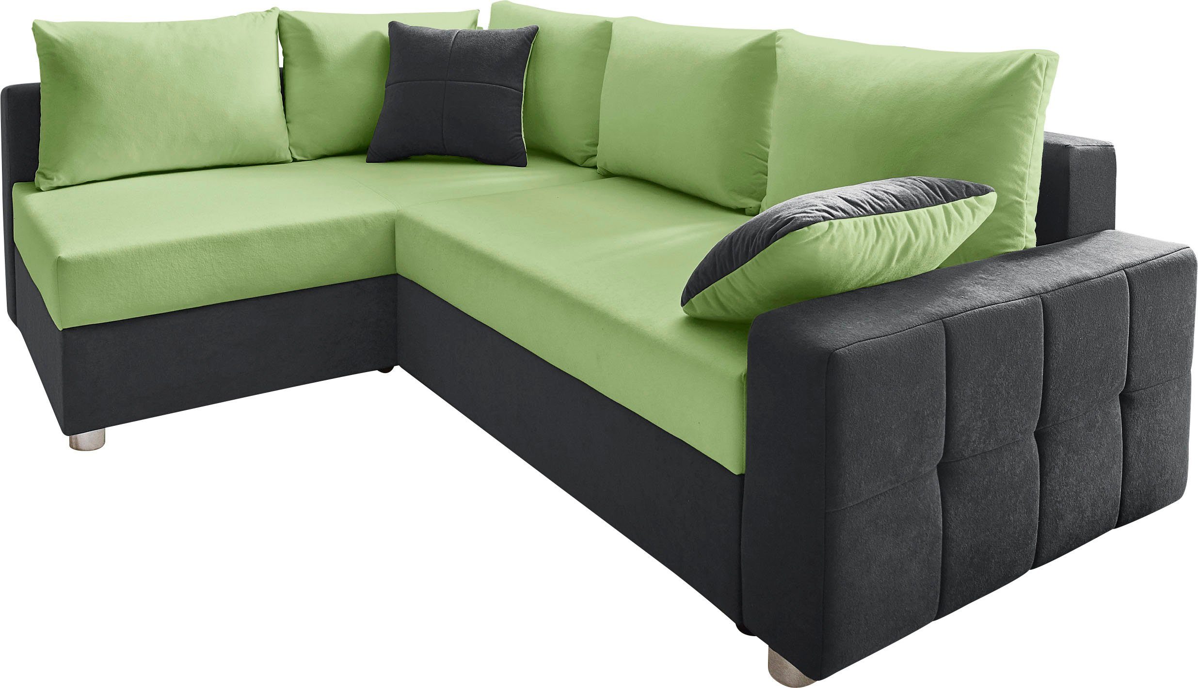 COLLECTION AB Hoekbank Parma L-vorm met slaapfunctie en binnenvering