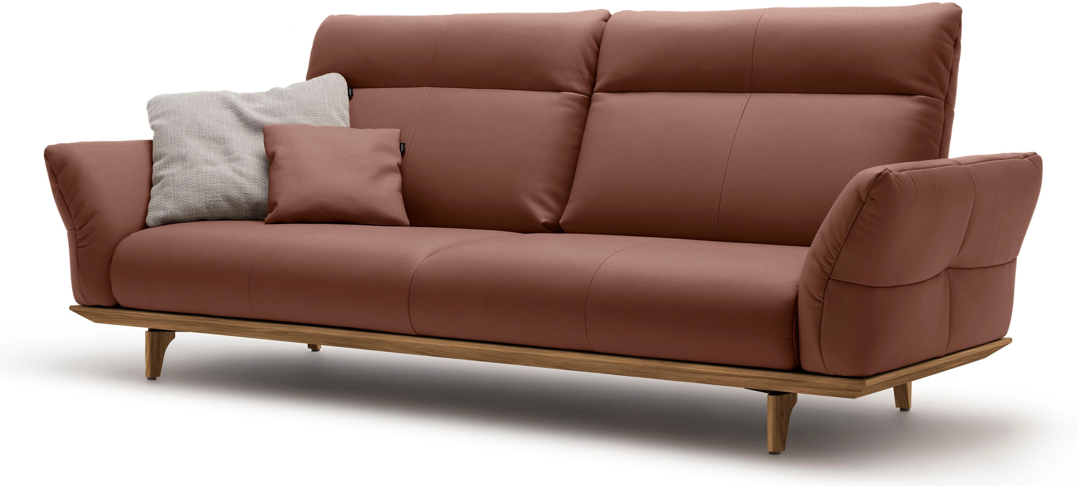 Creation BY ROLF BENZ 3,5-zitsbank CR.460 Onderstel en poten in walnotenhout, breedte 228 cm