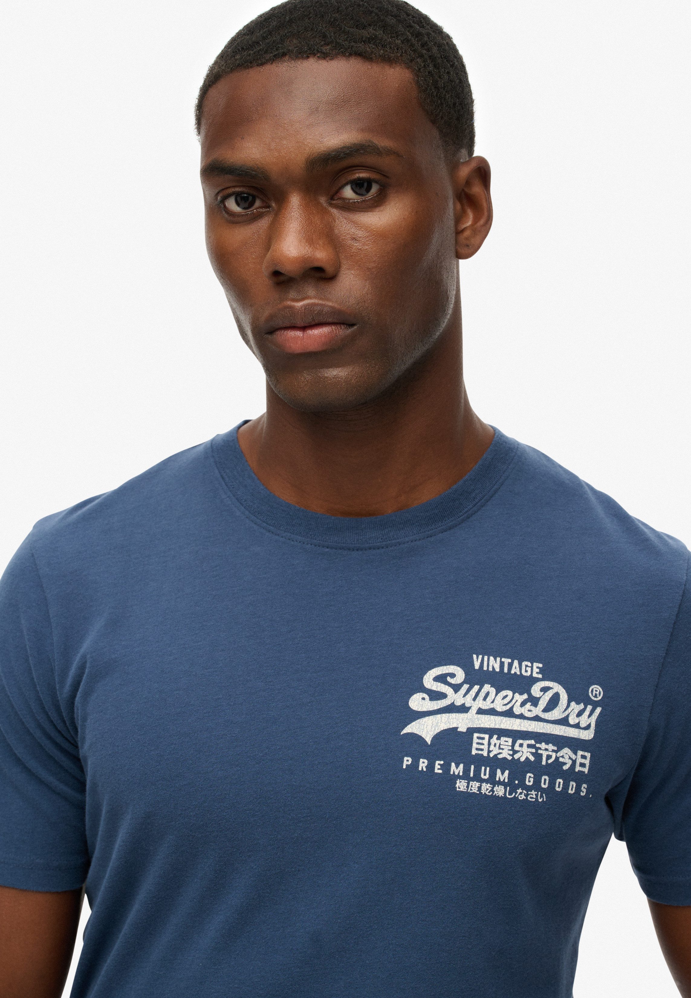 Superdry Shirt met ronde hals VL TOKYO RELAXED TEE