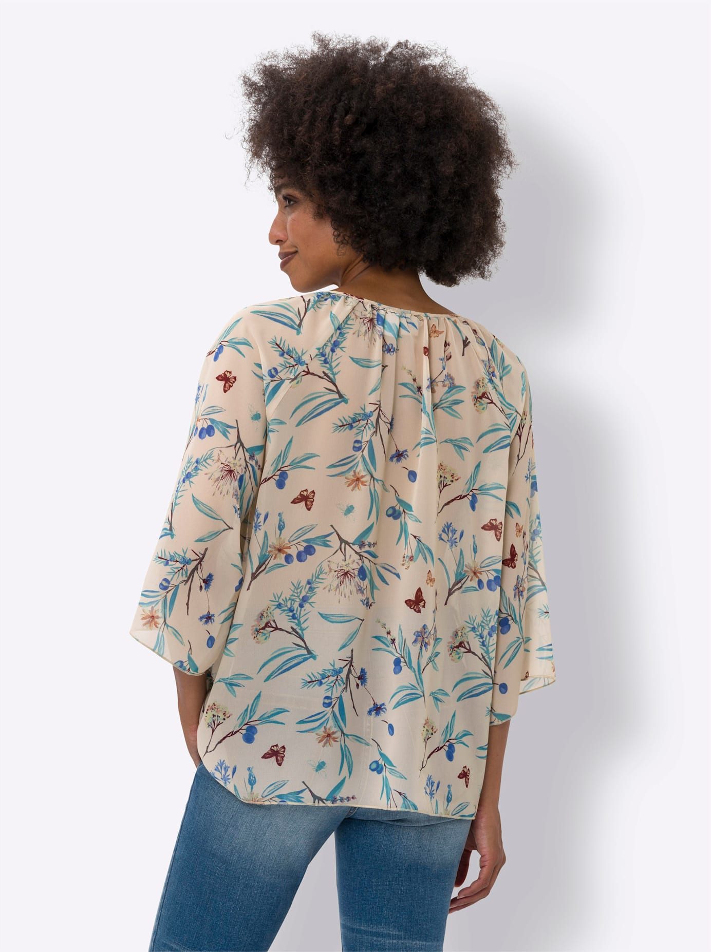 heine Gedessineerde blouse