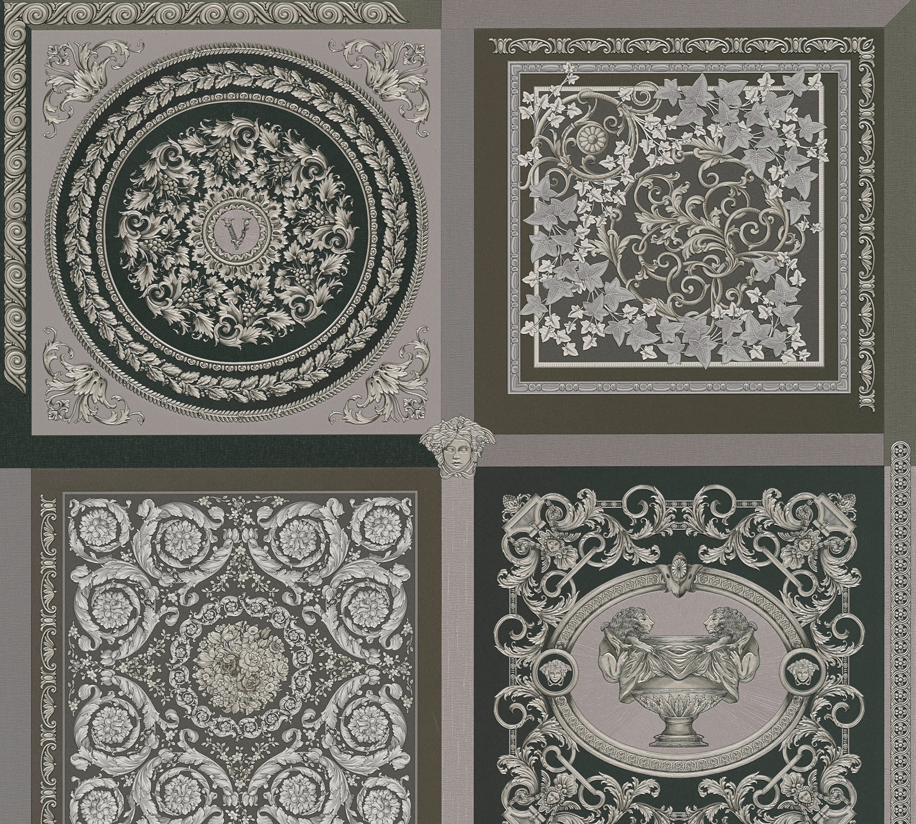 Versace Vliesbehang Wallpaper  5 Design Patchwork (1 stuk)