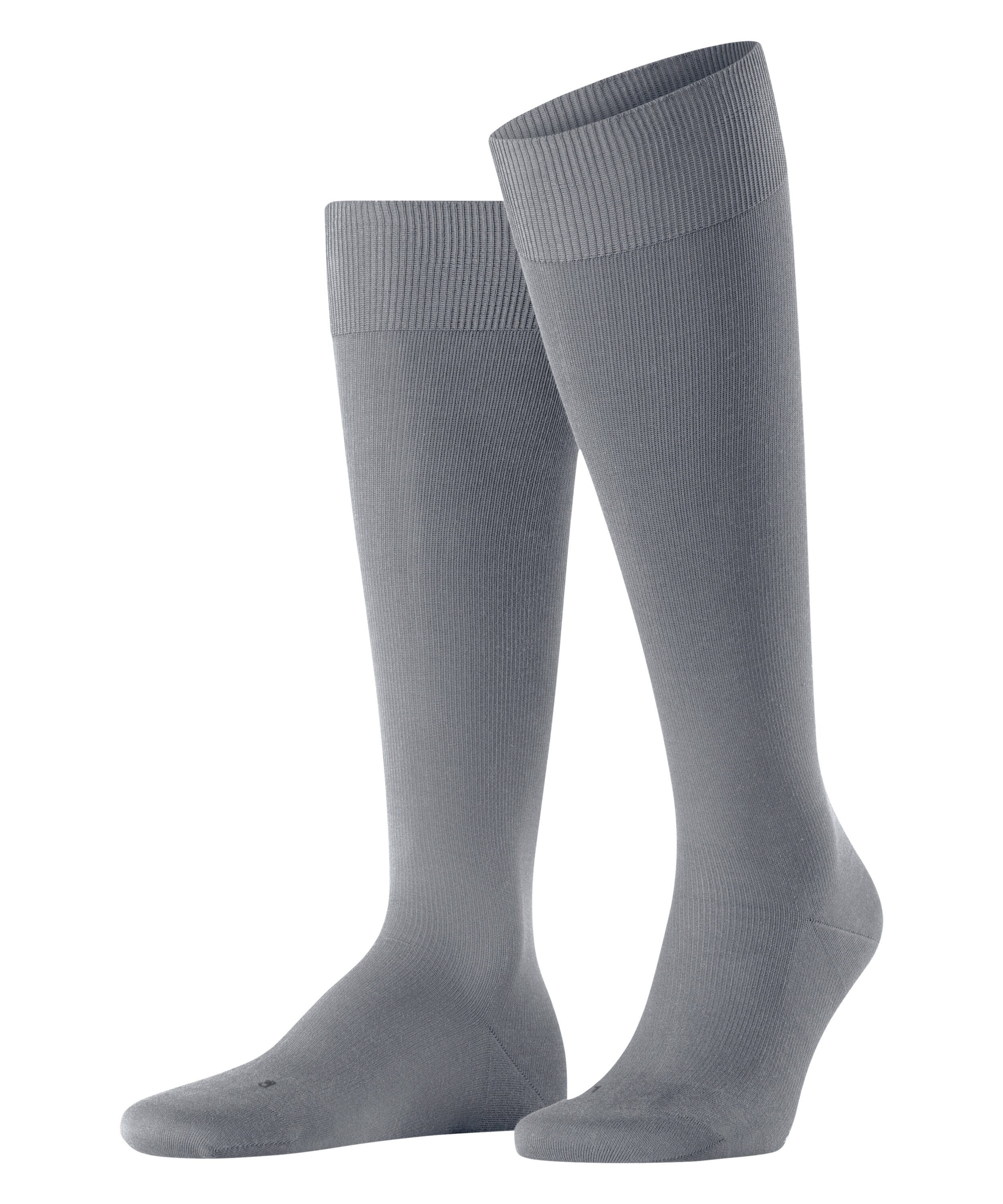 FALKE Kniekousen Energizing Cotton heren sokken maat 45 (46) grijs