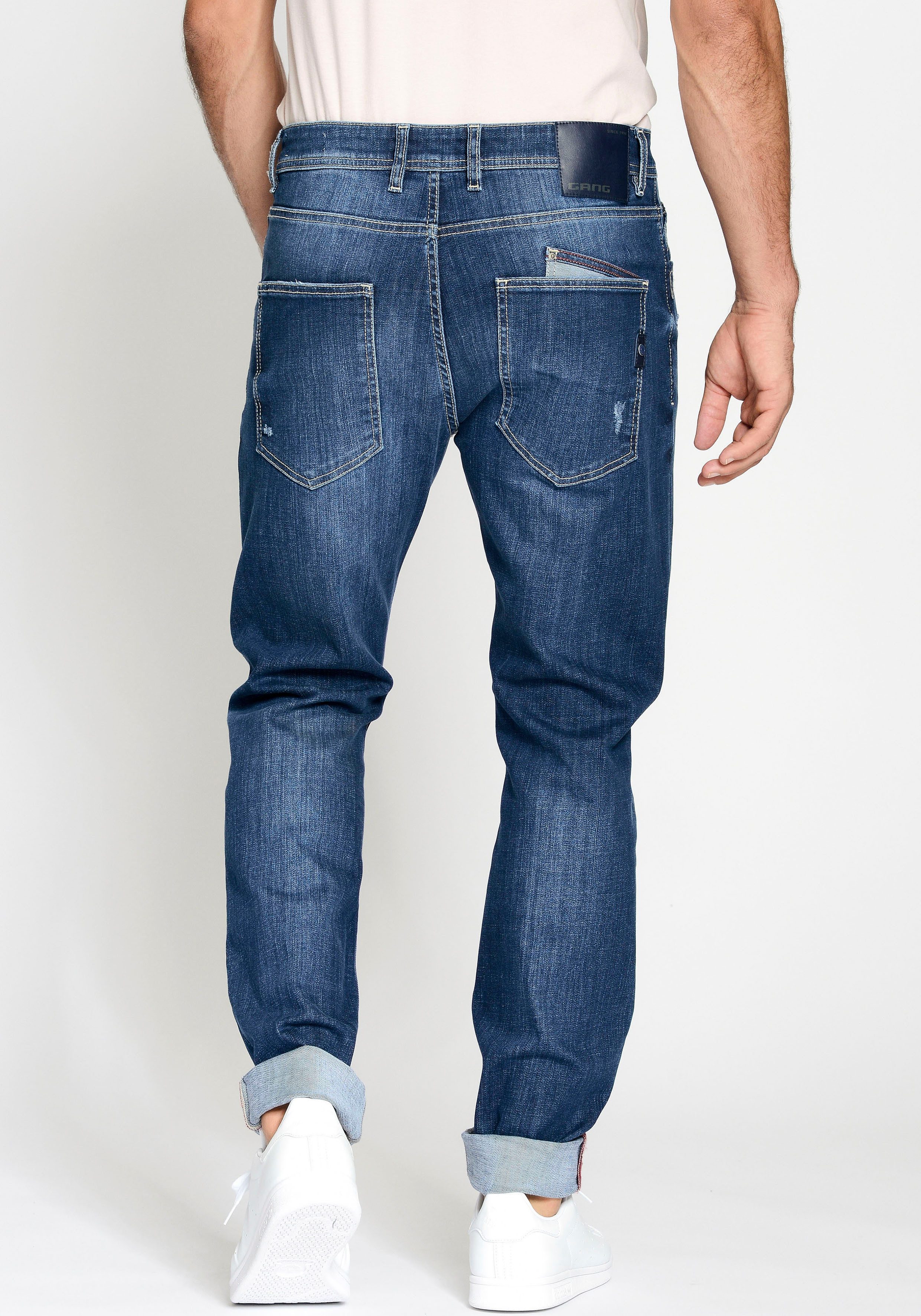 GANG Loose fit jeans 94ALESSIO met modieuze wijde broekspijpen