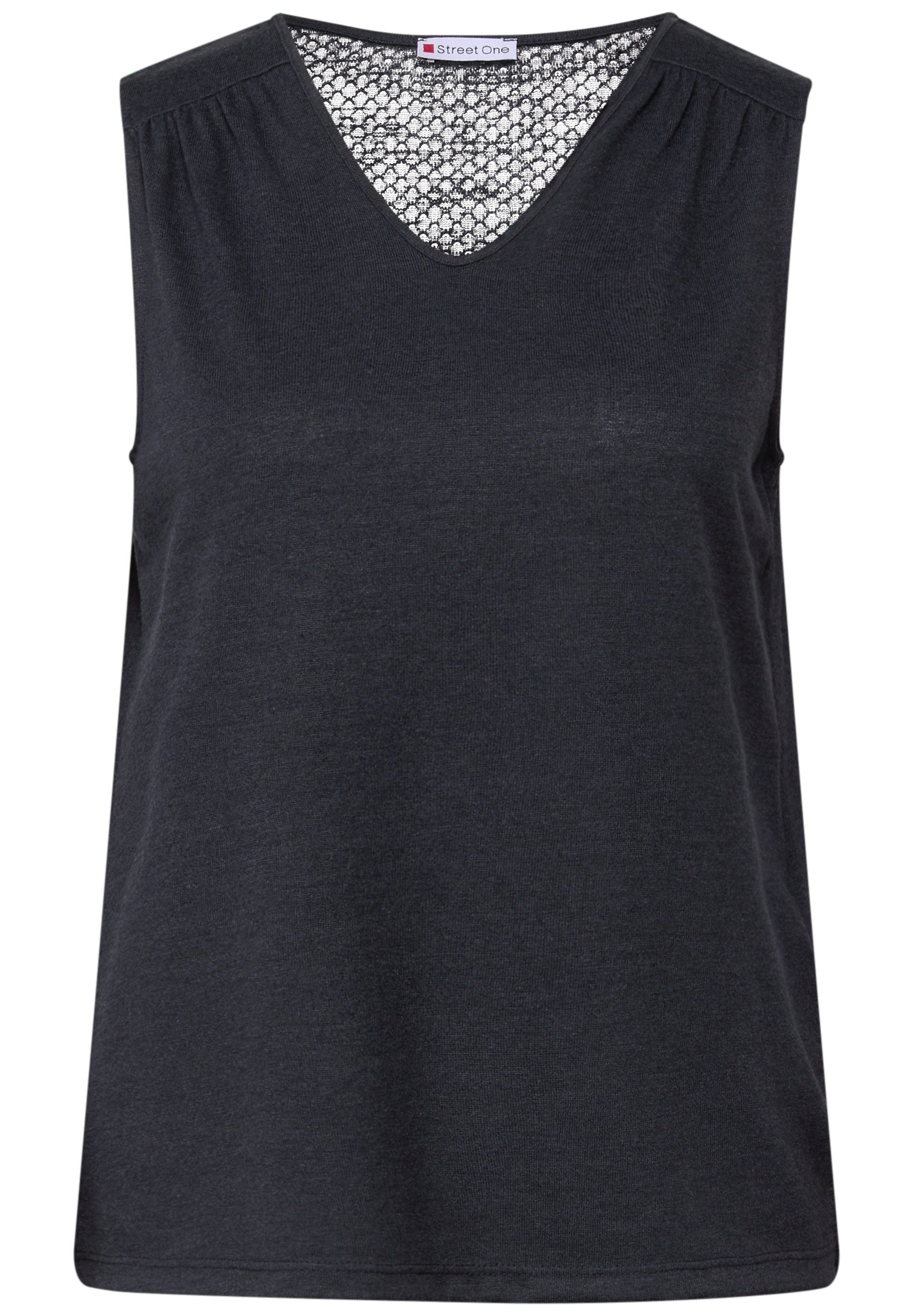 STREET ONE Shirttop met kant