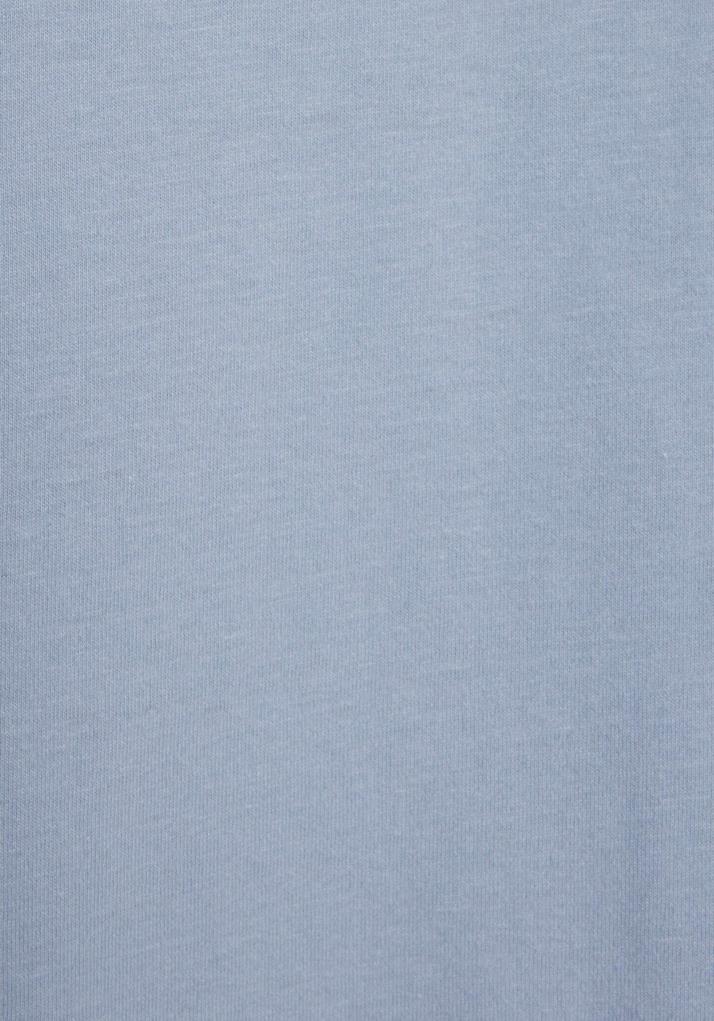 Elbsand T-shirt Eldis met logoprint korte mouwen shirt van katoenmix sportief-casual
