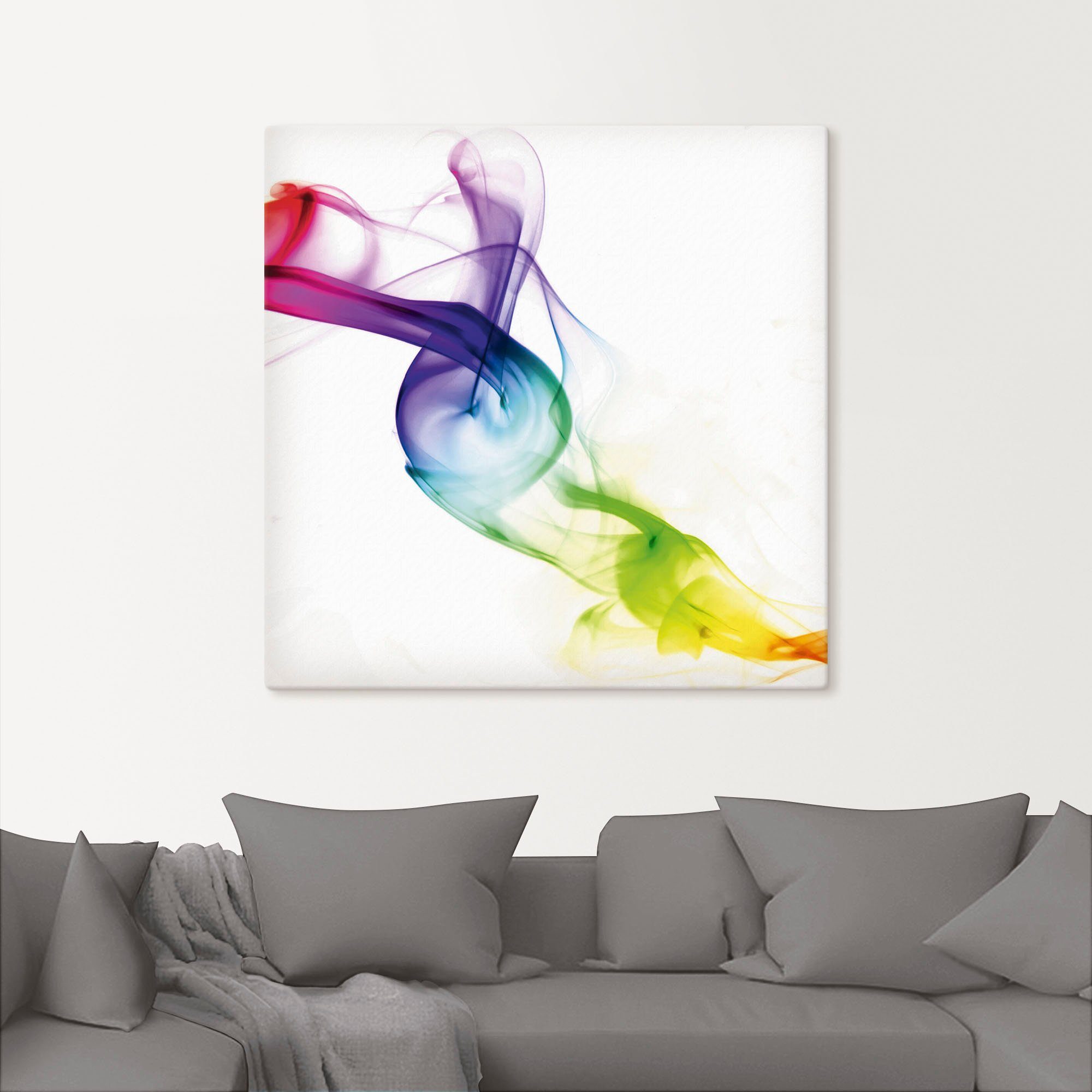 Artland Artprint Rook - abstract als artprint op linnen, poster in verschillende formaten maten