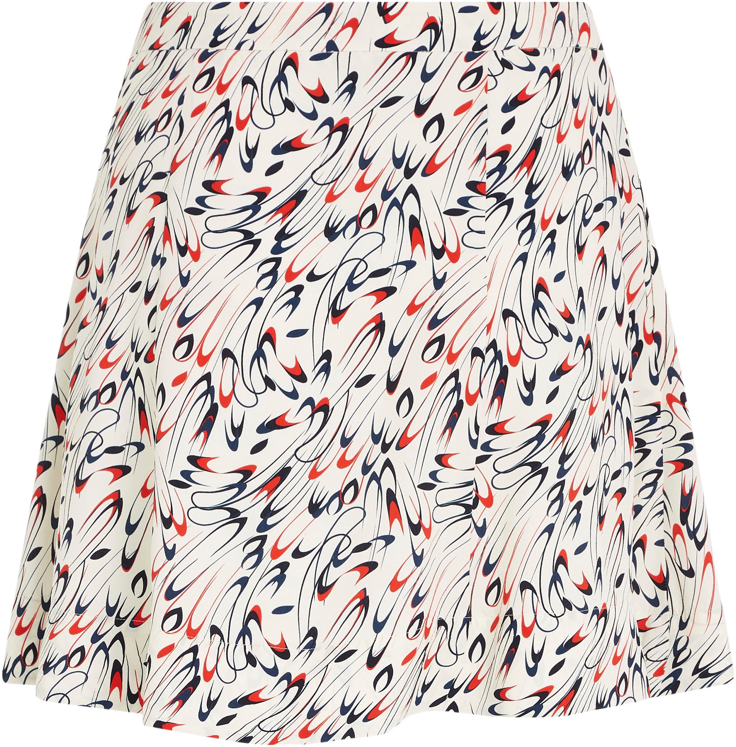 Tommy Hilfiger Minirok SMALL RIBBON SHORT SKIRT Webrok met allover patroon