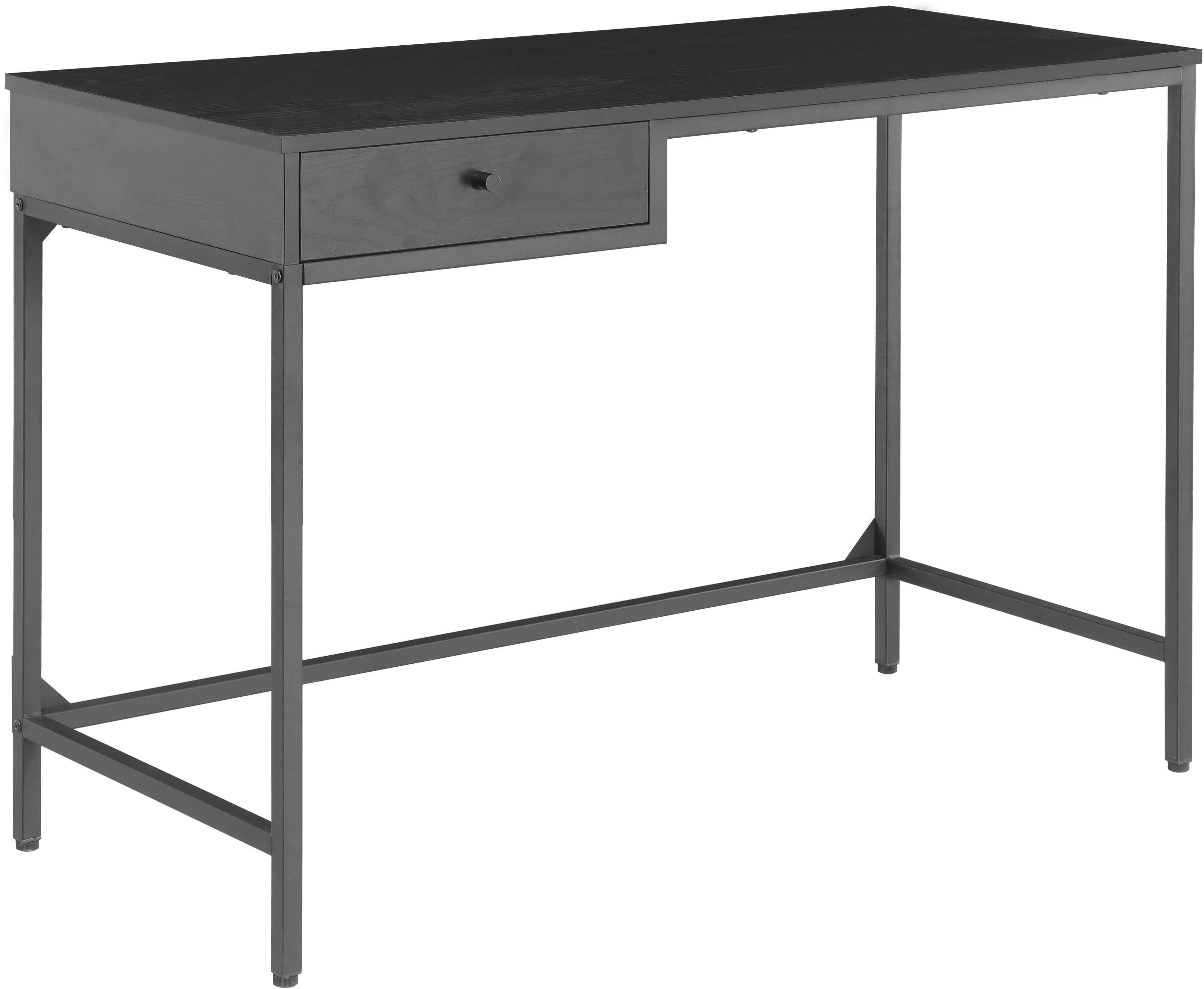 INOSIGN Bureau Ronica Metalen frame, 1 lade, ABS-randen, breedte 110 cm