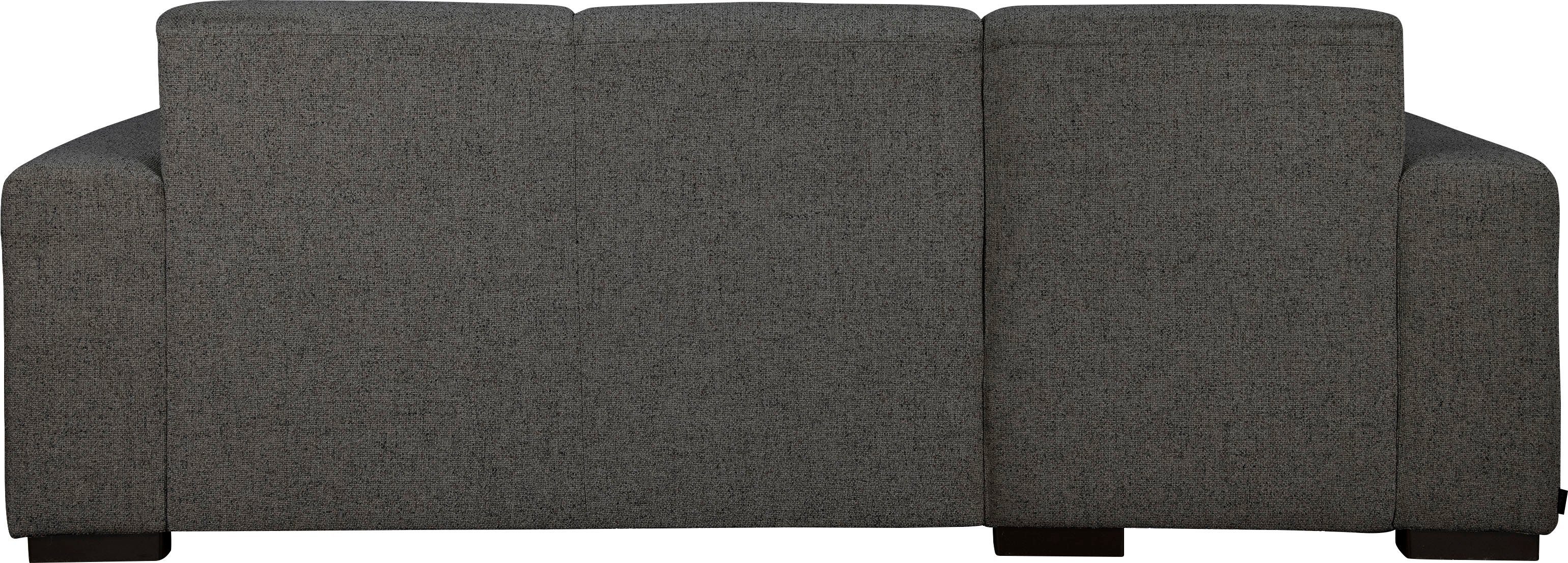 Home affaire Hoekbank BORNHOLM L-vorm met chaise longue, afmetingen B/D/H: 234/162/85 cm Recamiere links of rechts bestelbaar, golfvering, inclusief 2 kussens