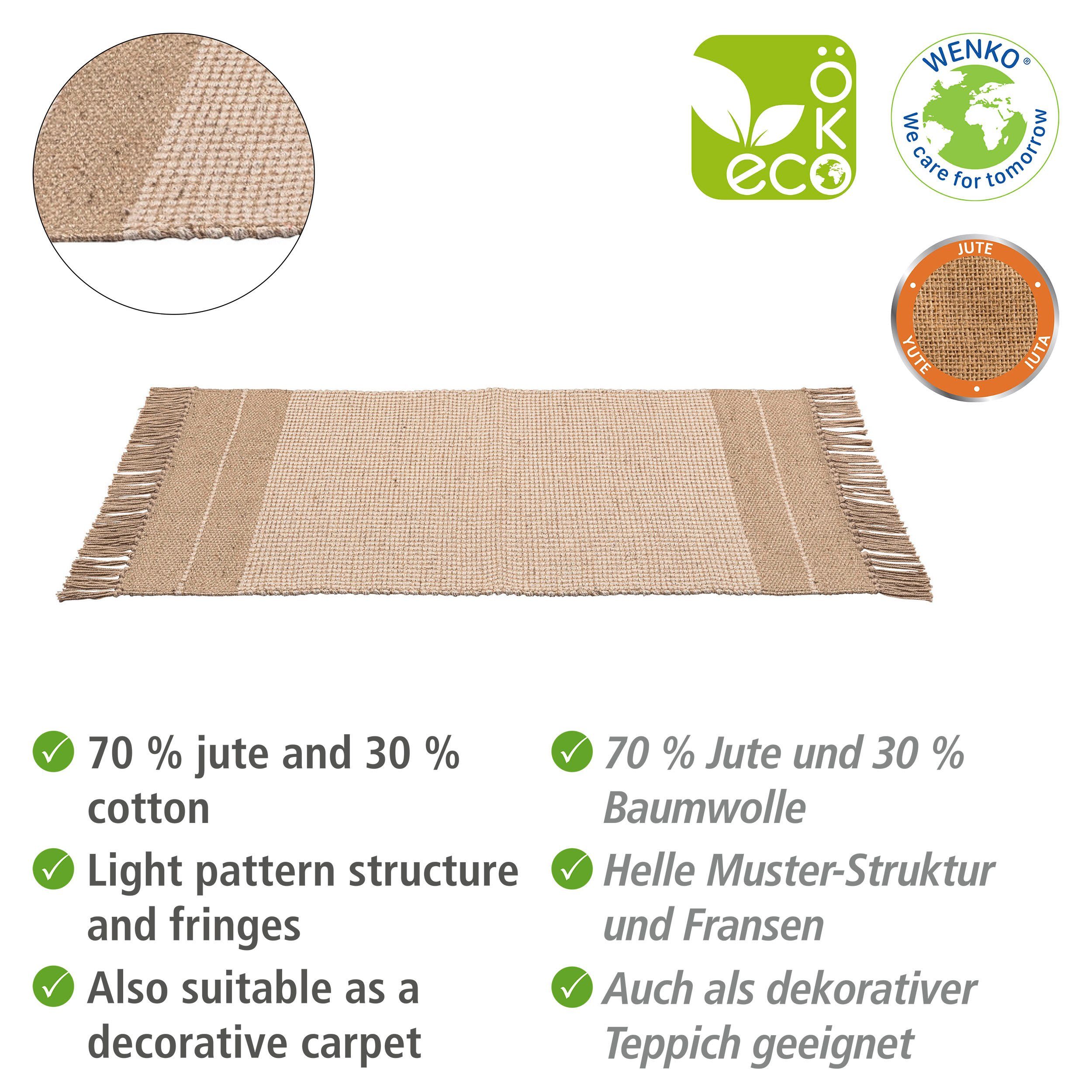 WENKO Badmat Pica BxL: 50 x 80 cm (1 stuk)