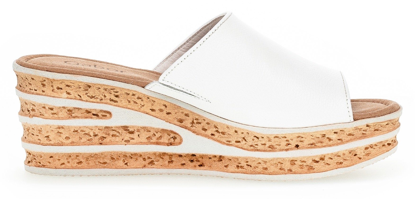 Gabor Slippers , sleehak, zomerschoen, slipper, geraffineerd hielontwerp