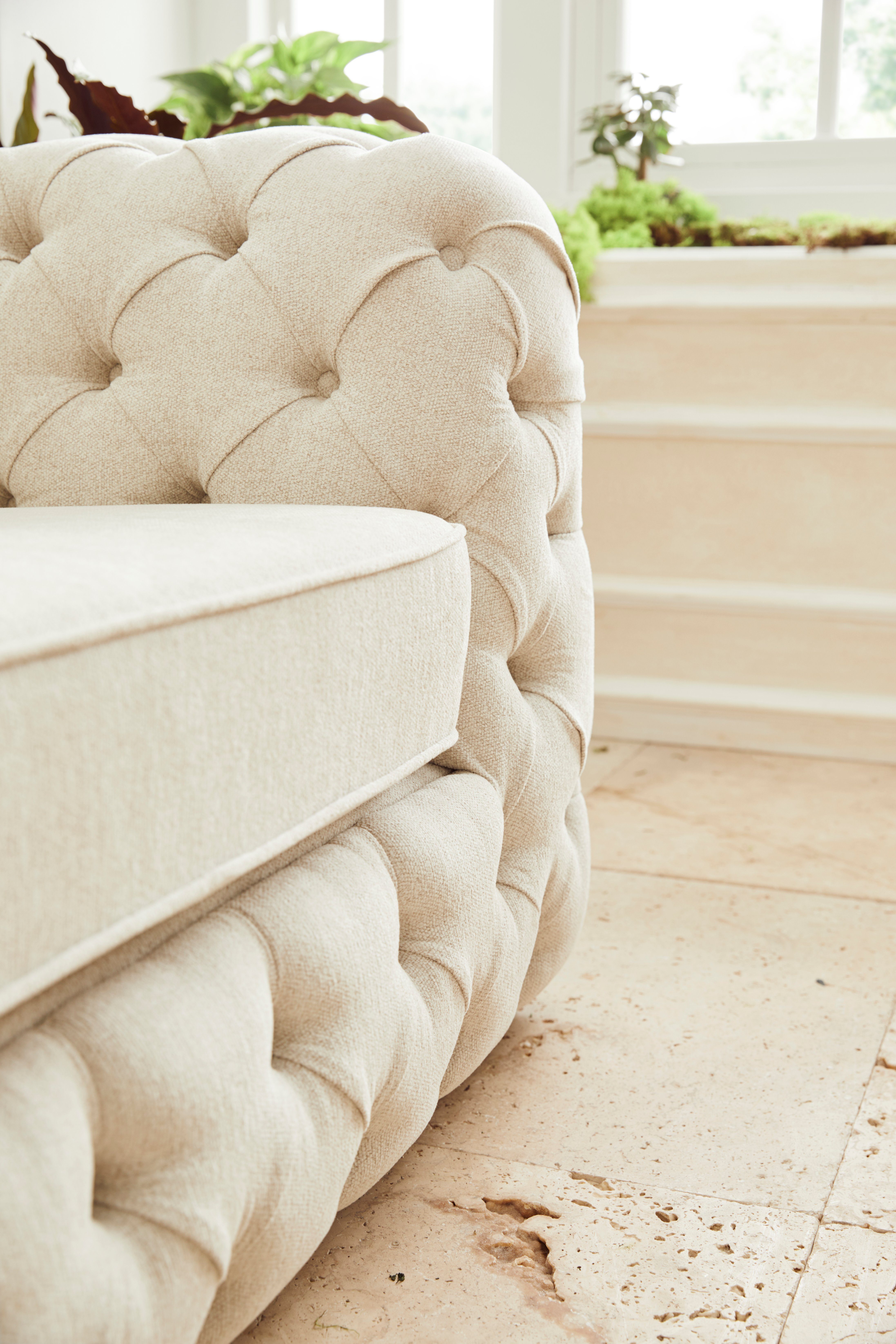Guido Maria Kretschmer Home&Living Chesterfield-bank Kalina met klassieke chesterfield-capitonnage