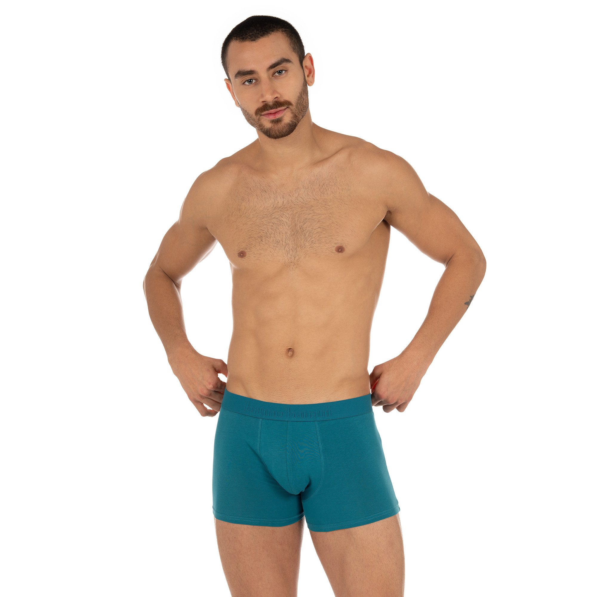 Bruno Banani Boxershort Flowing met contrastkleurige boorden (Set van 2)