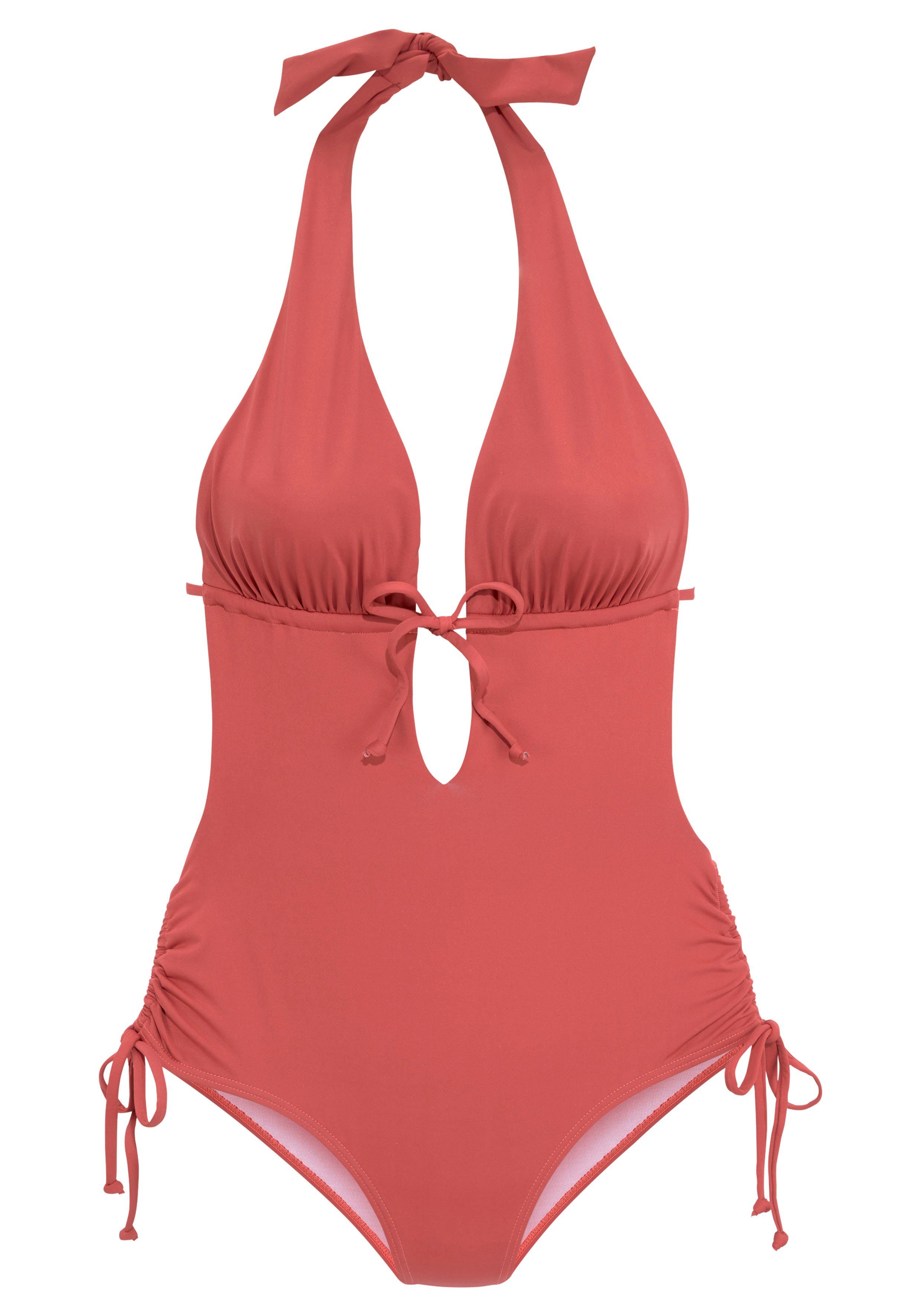 Lascana Badpak in trendy effen kleur