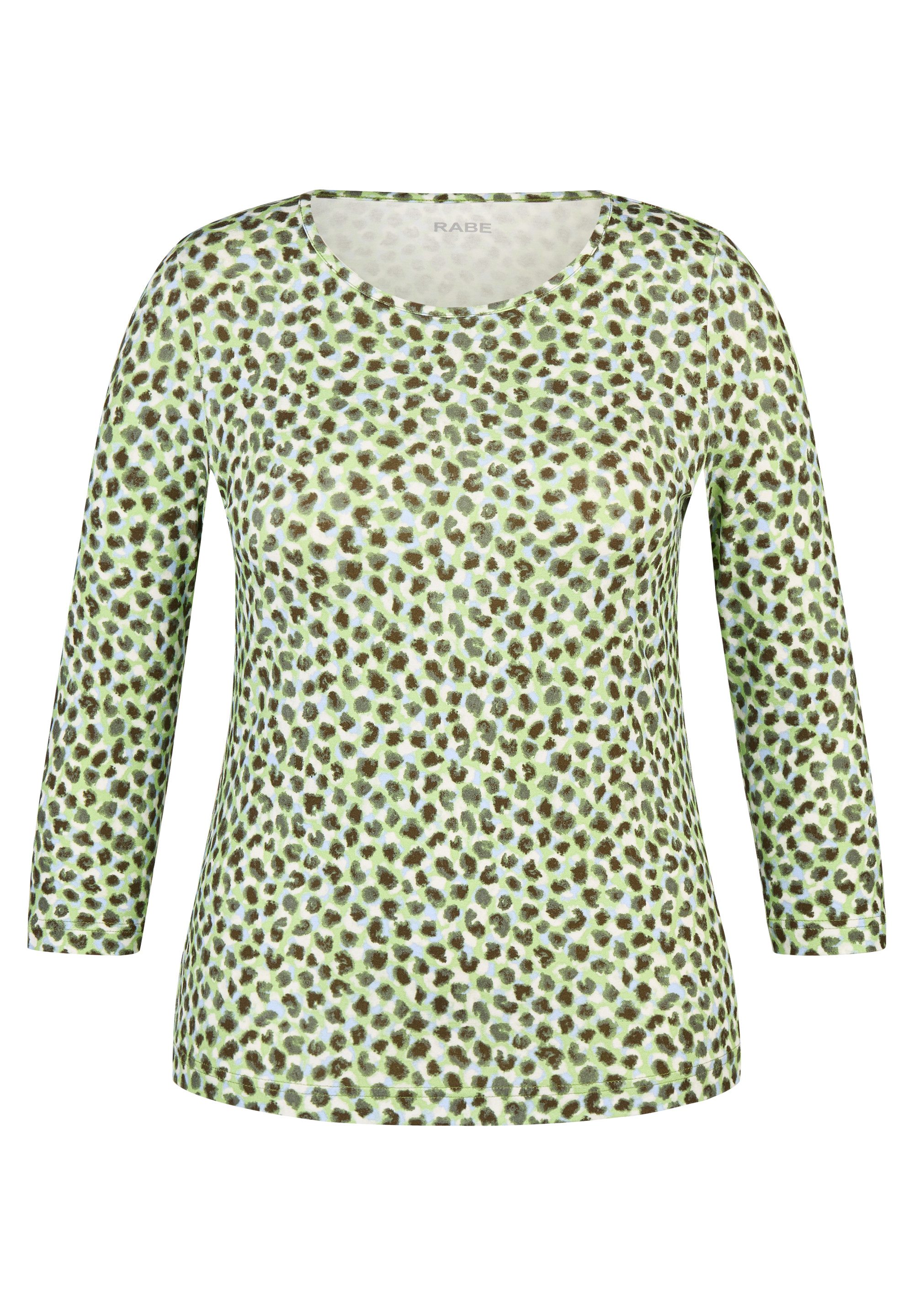 Rabe Shirt met 3/4 mouwen met animal-print