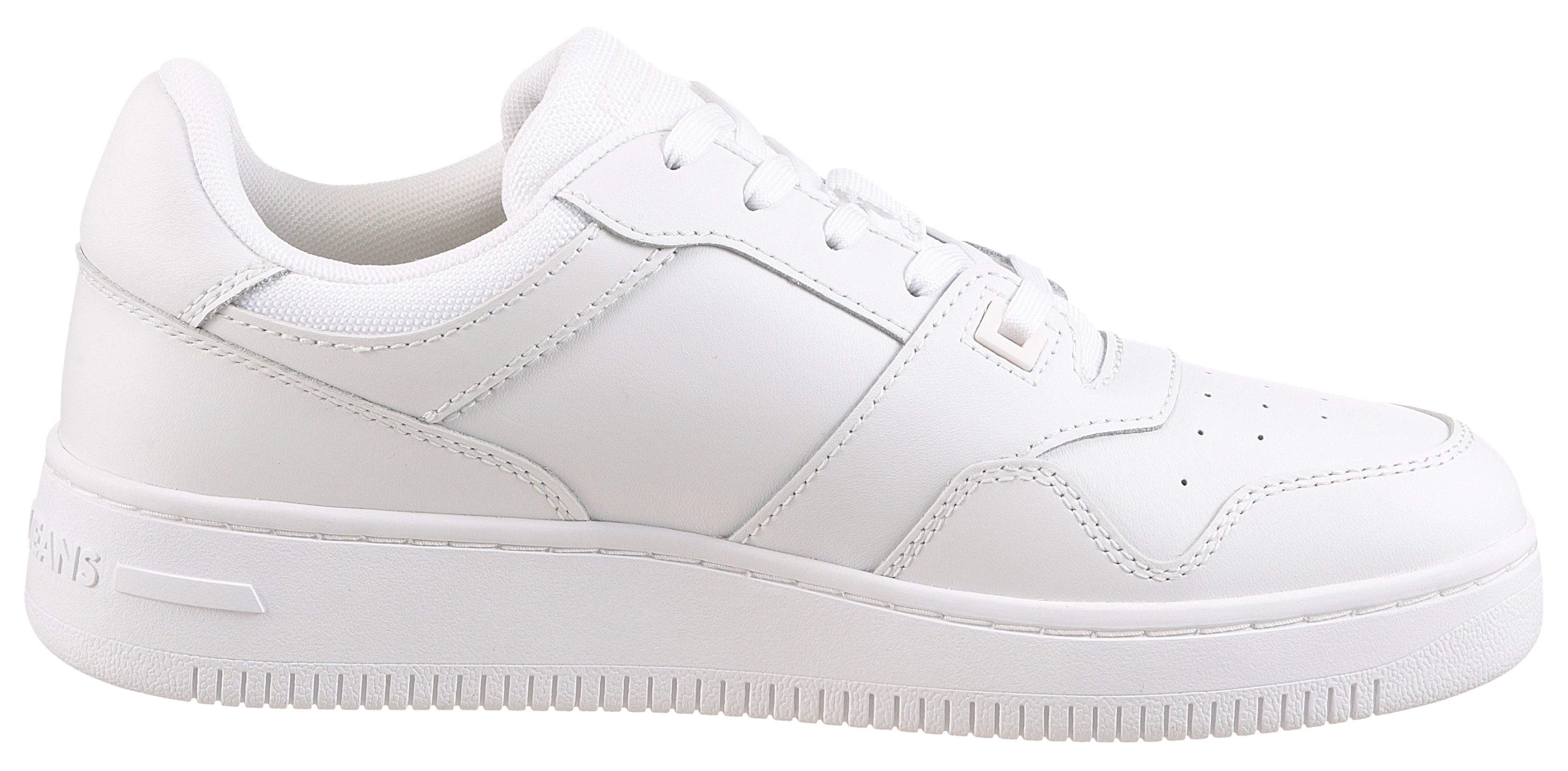 TOMMY JEANS Sneakers TJM RETRO BASKET ESS , vrijetijdsschoen, lage schoen, veterschoen met schachtversteviging