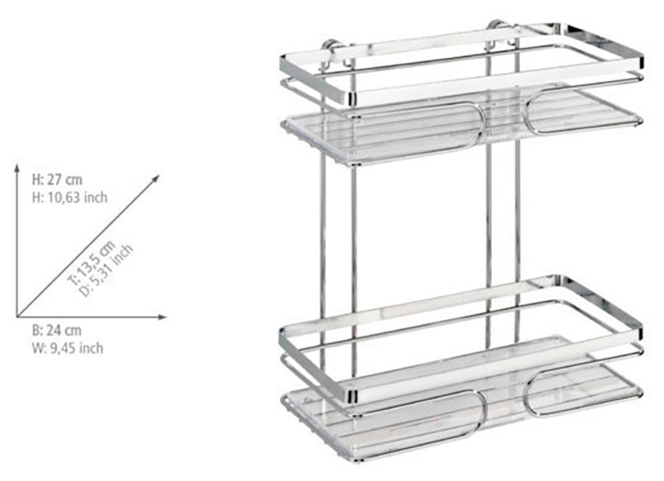 WENKO Wandplank Premium 2 verdiepingen