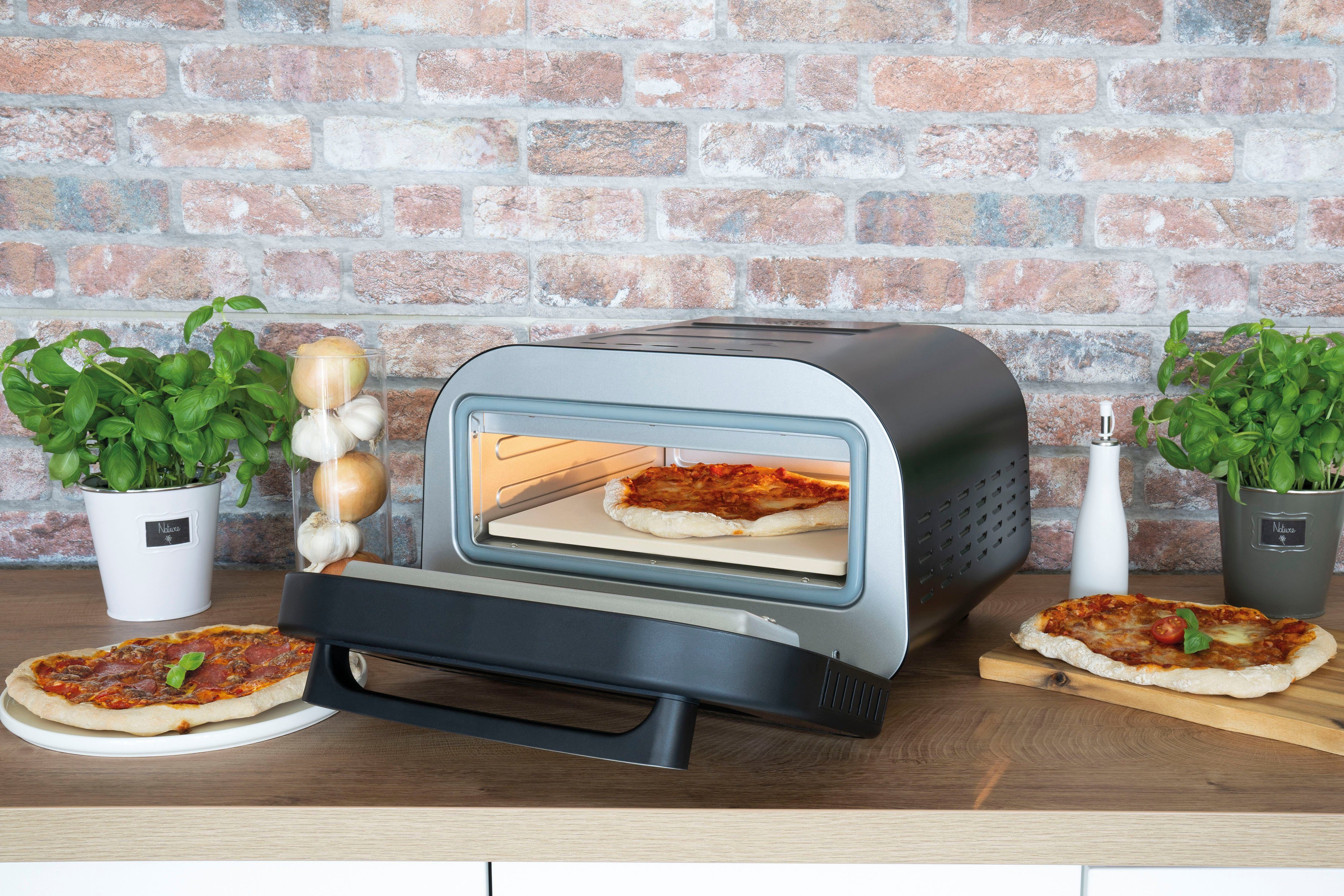 Unold Pizza-oven Don Luigi 68815 met hittebestendige glasvezel deurafdichting