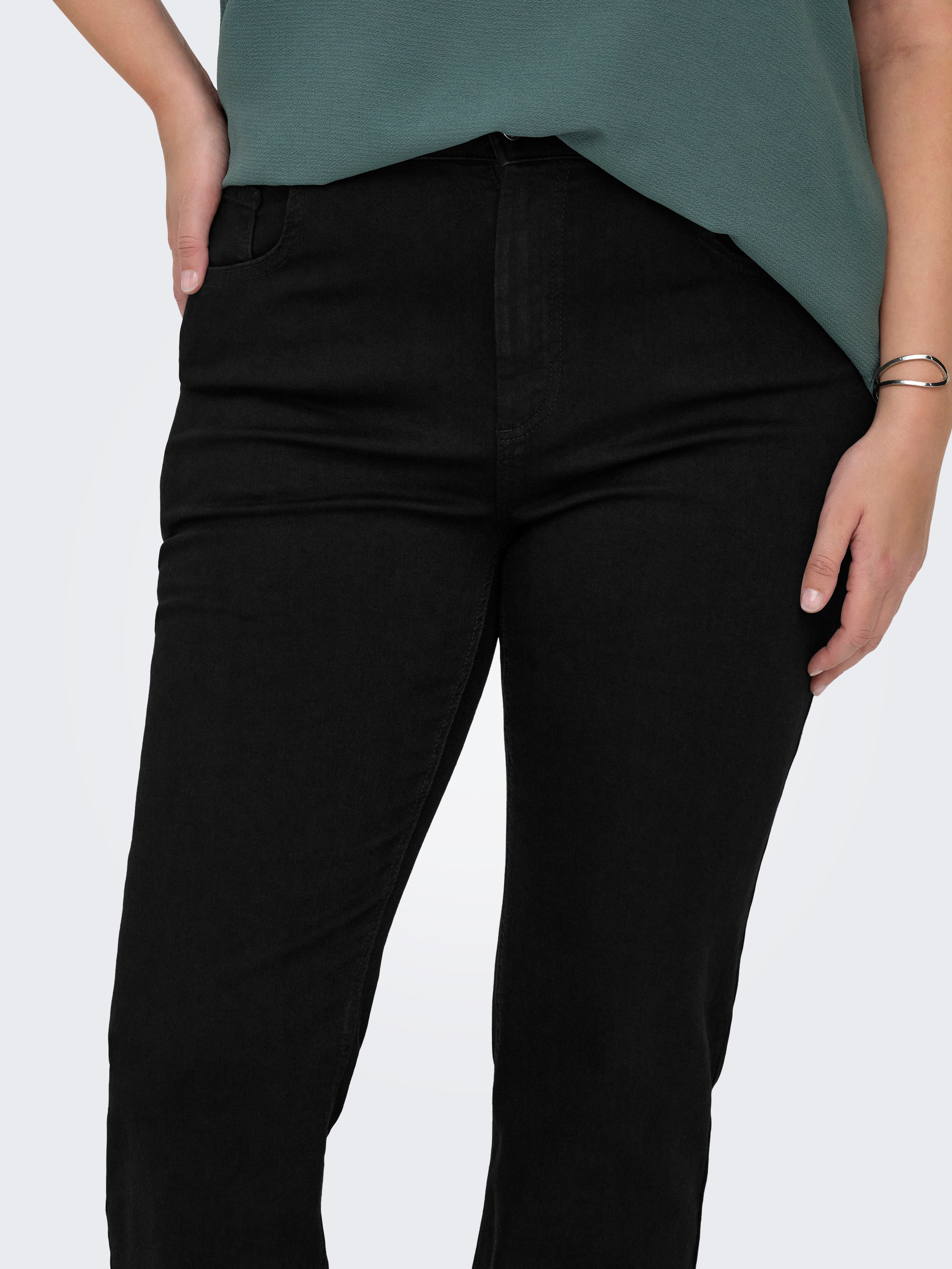 ONLY CARMAKOMA High-waist jeans CARWILLY HW FLARED PIM2343 DNM