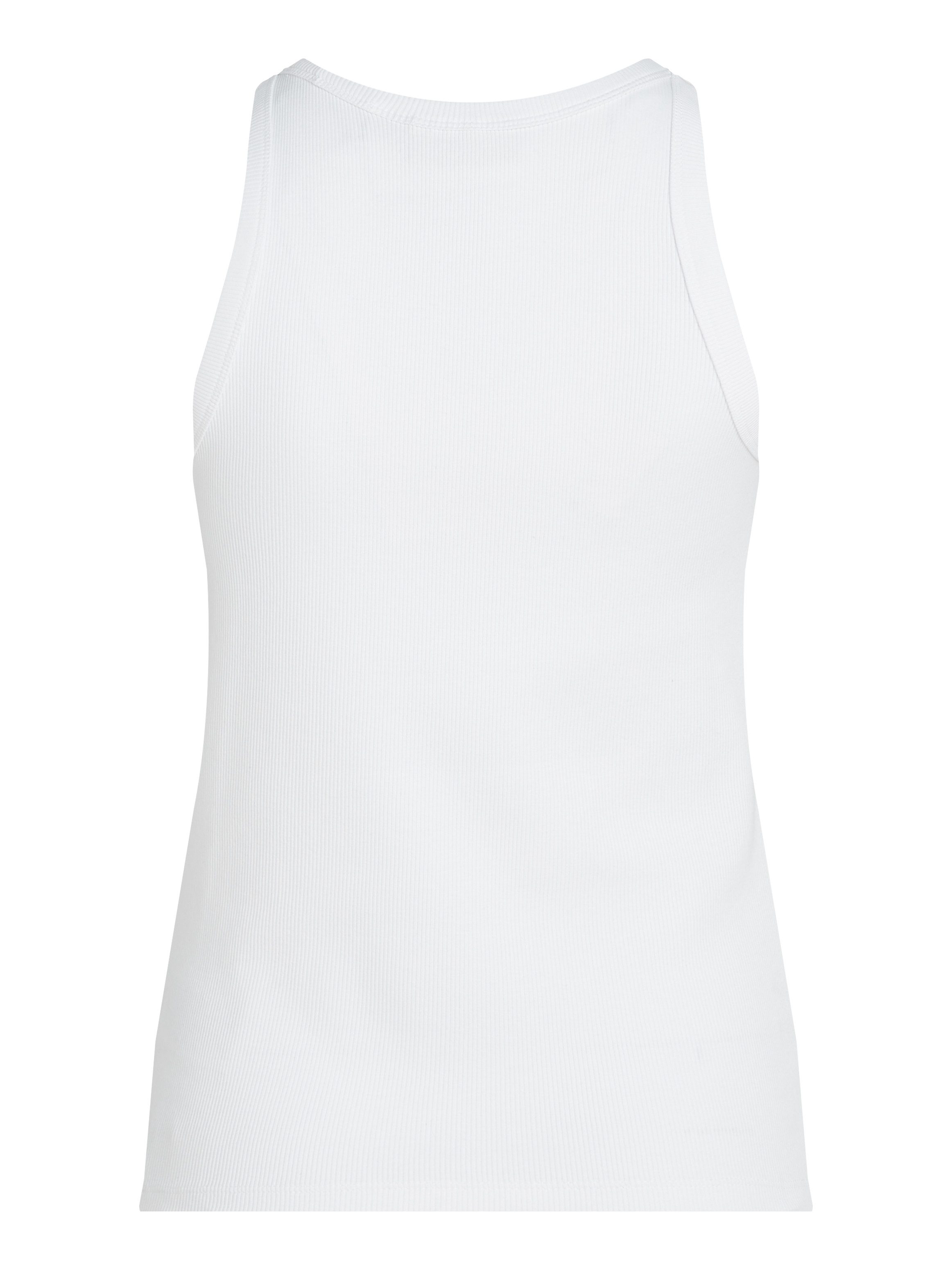 Calvin Klein Jeans Plus Tanktop PLUS WOVEN LABEL RIB TANK TOP