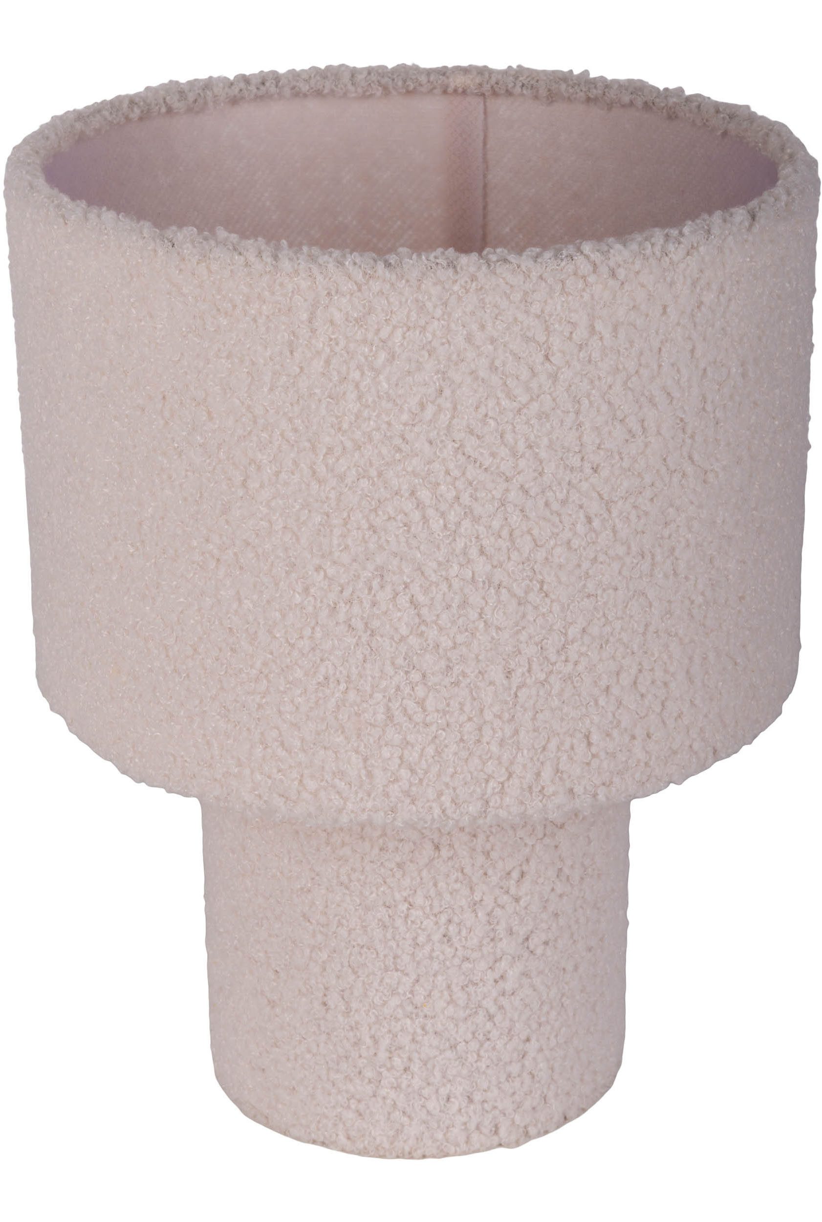 näve Tafellamp Fluffy fluffy pluche bekleding, h:31cm d:23cm, toevoer met schakelaar, e27 (1 stuk)