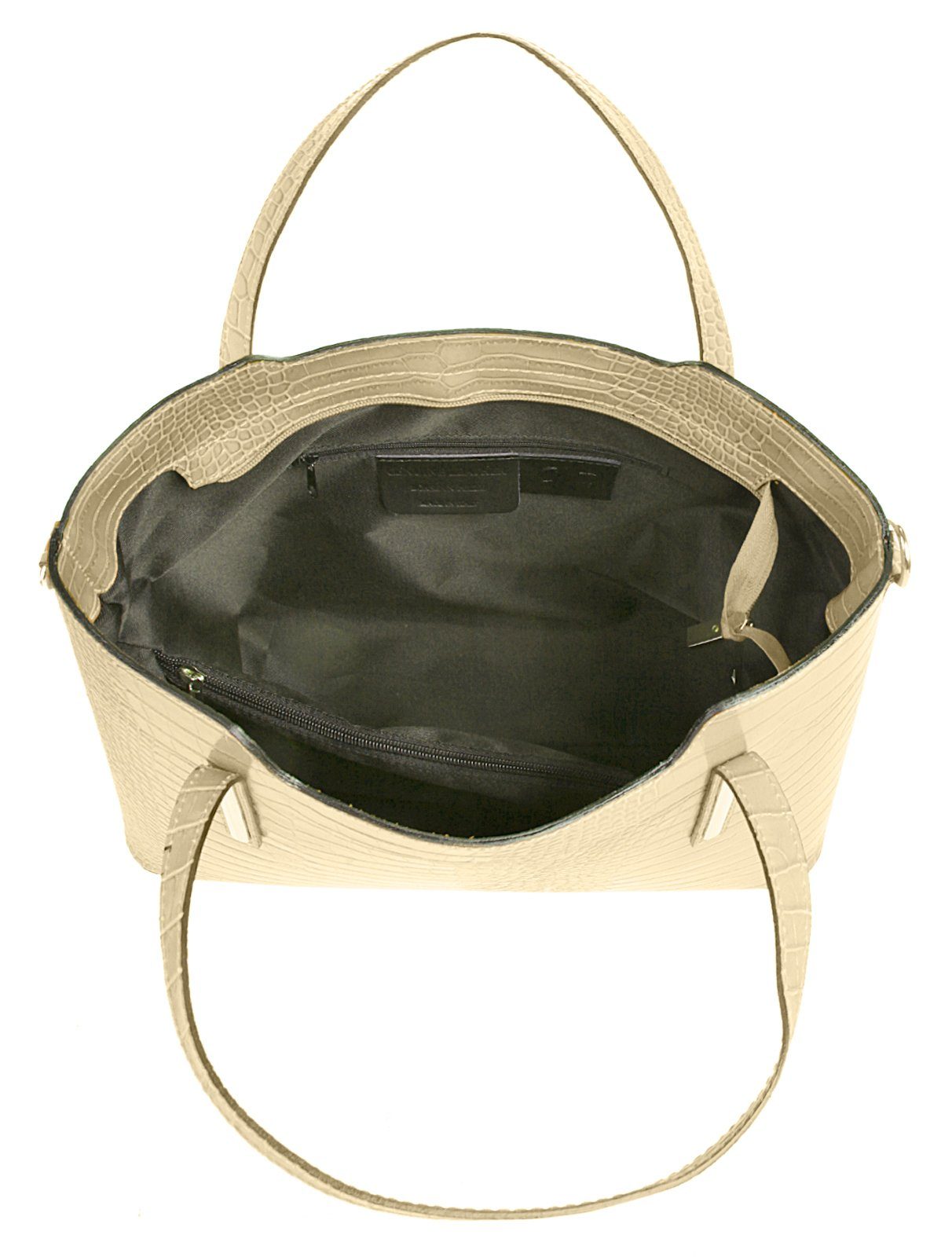 Cluty Tas echt leer, made in italy