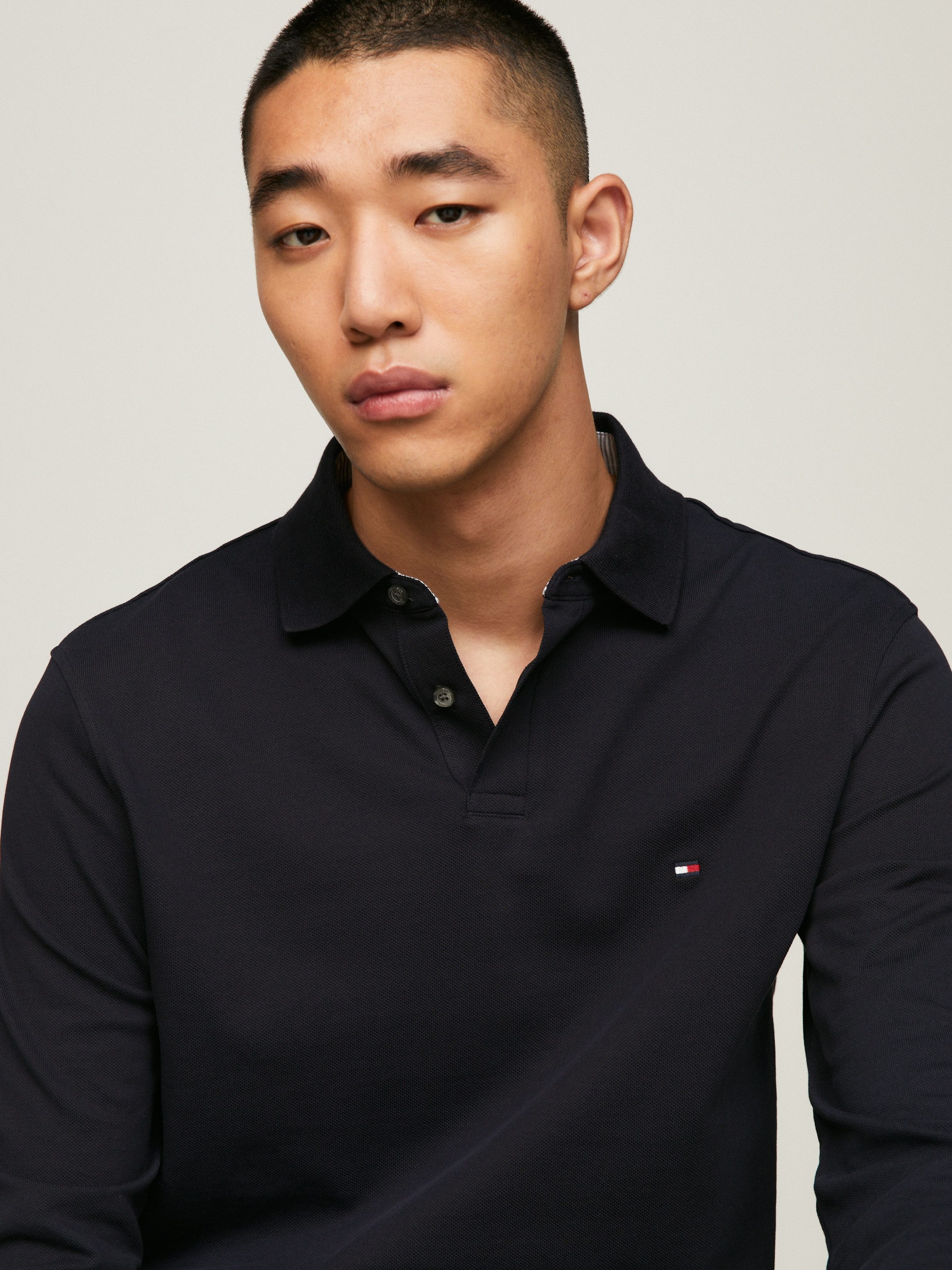 Tommy Hilfiger Poloshirt met lange mouwen 1985 REGULAR LS POLO