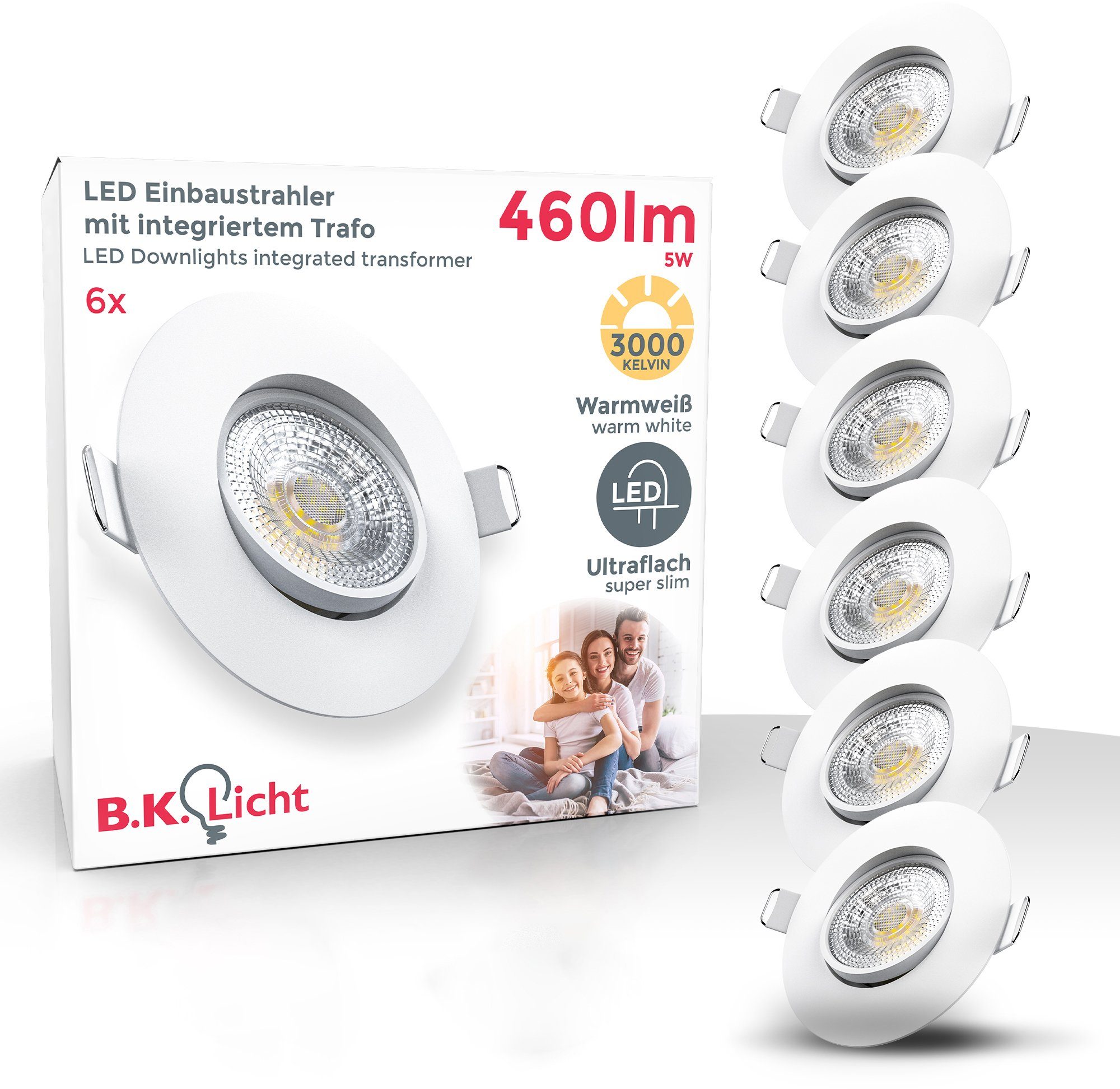 B.K.Licht Led-inbouwlamp