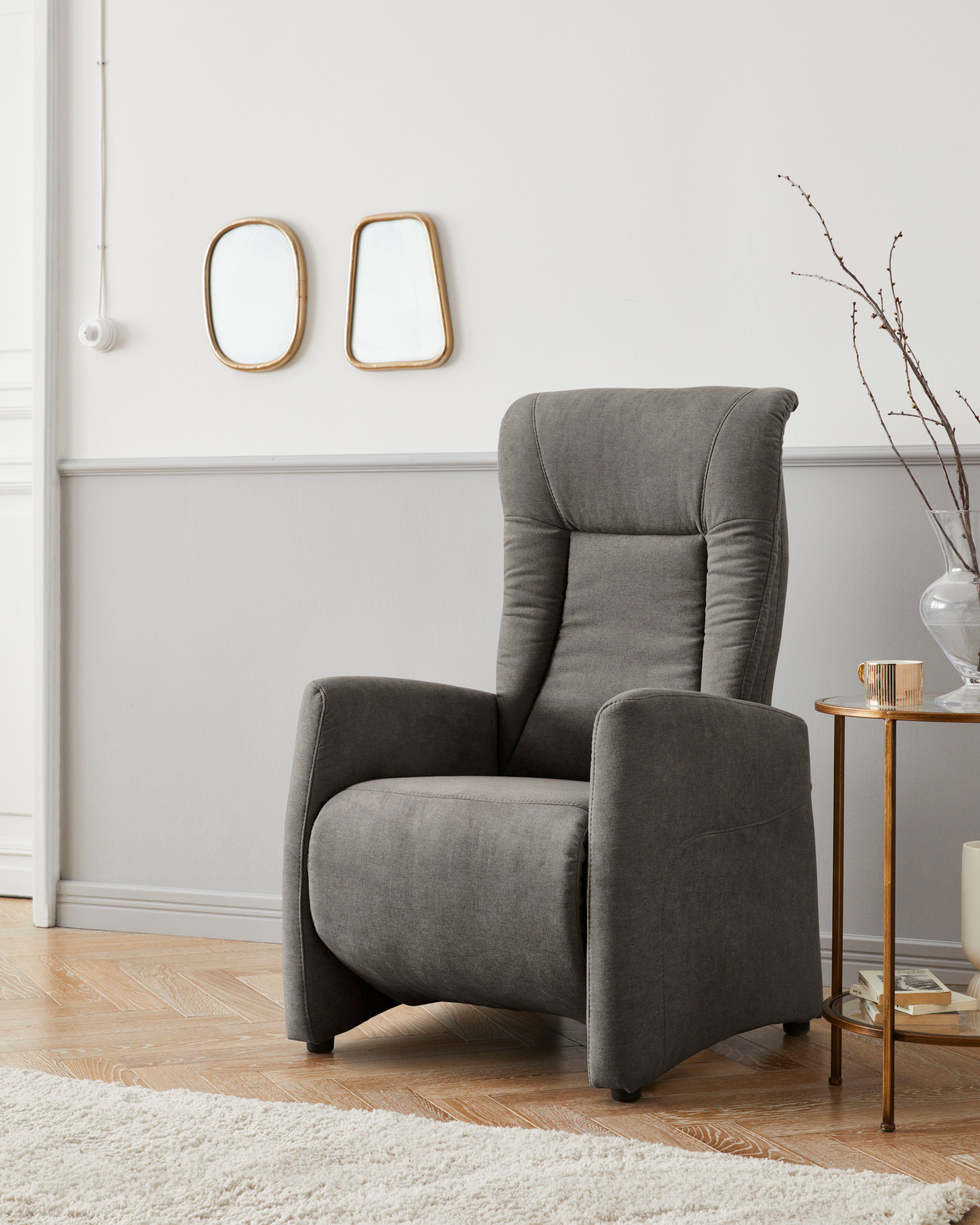 sit&more Relaxfauteuil MELISSA naar keuze elektrisch of handmatig verstelbaar, optioneel opstahulp tv-fauteuils maat Luxe-microvezel Euphoria bruin