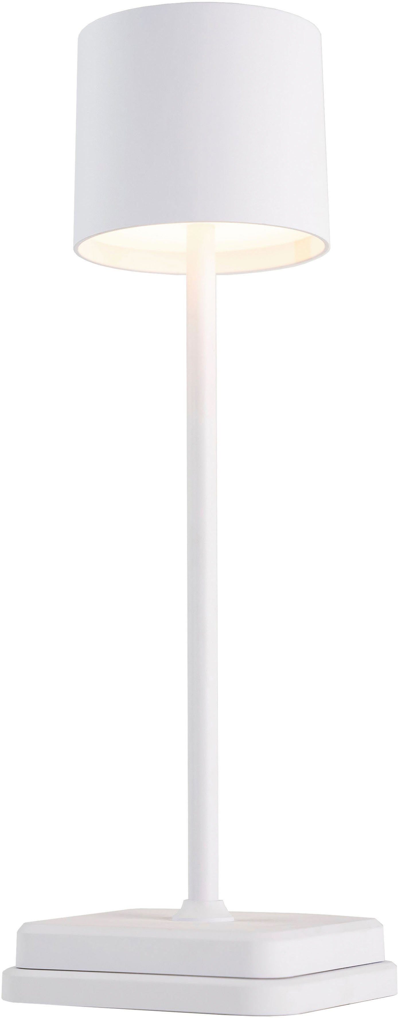my home Led-tafellamp Lenn mobiele-accu-tafellamp CCT-kleurtemperatuurregeling aanraakfunctie IP54 traploos dimbaar (1 stuk)