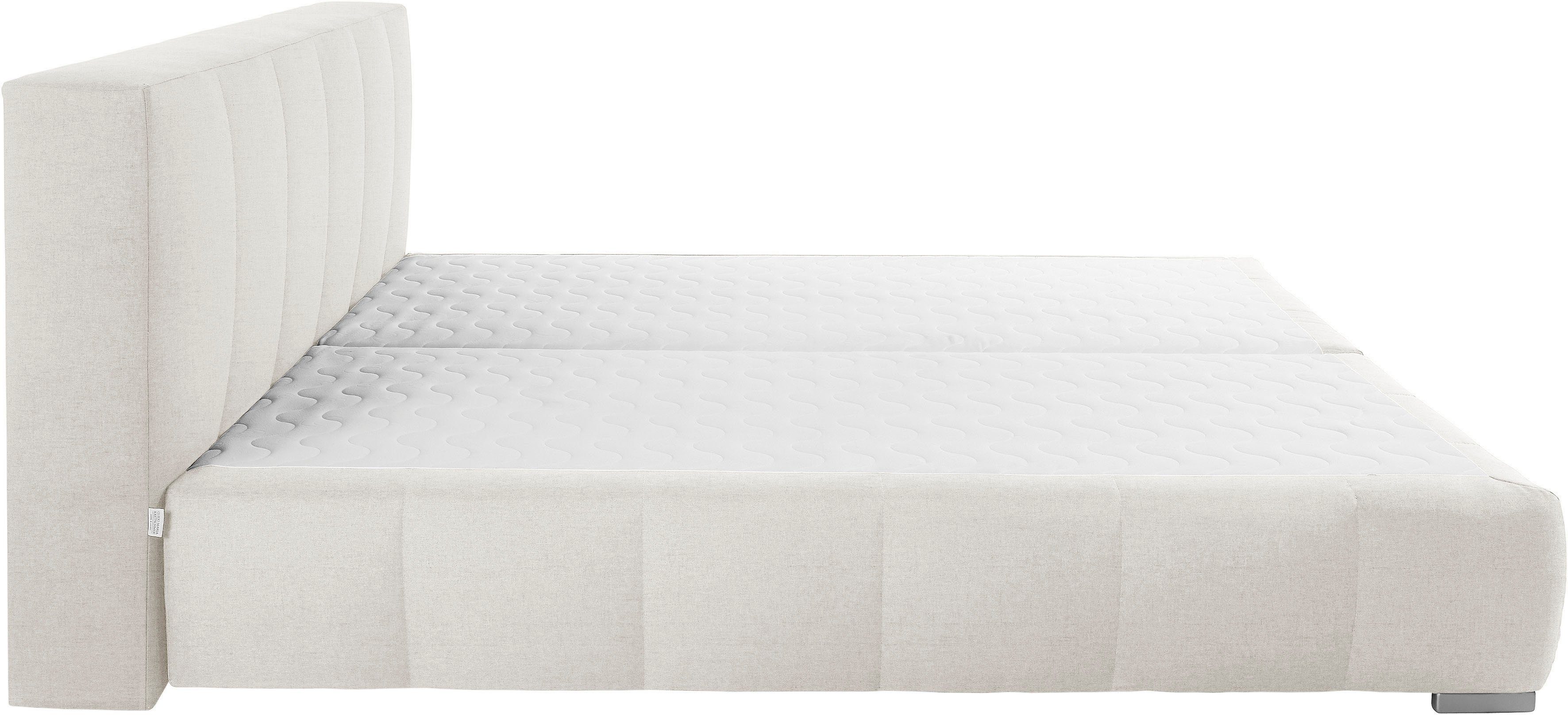Guido Maria Kretschmer Home&Living Boxspring Chelles incl. matrastopper, in xxl- extra lang 220 cm, onderbak met elegante welving