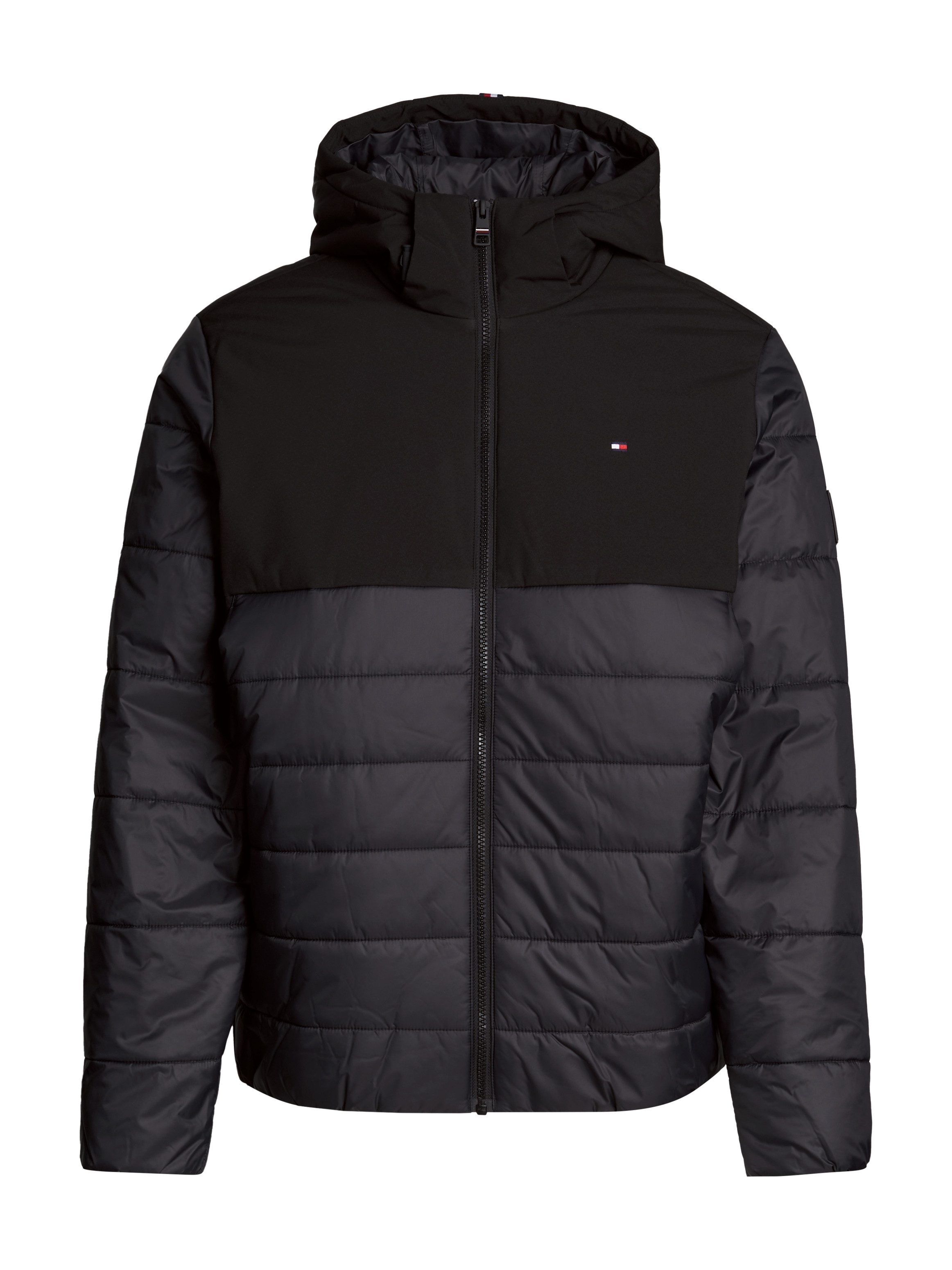 Tommy Hilfiger Gewatteerde jas CL MIXED MEDIA HOODED JACKET