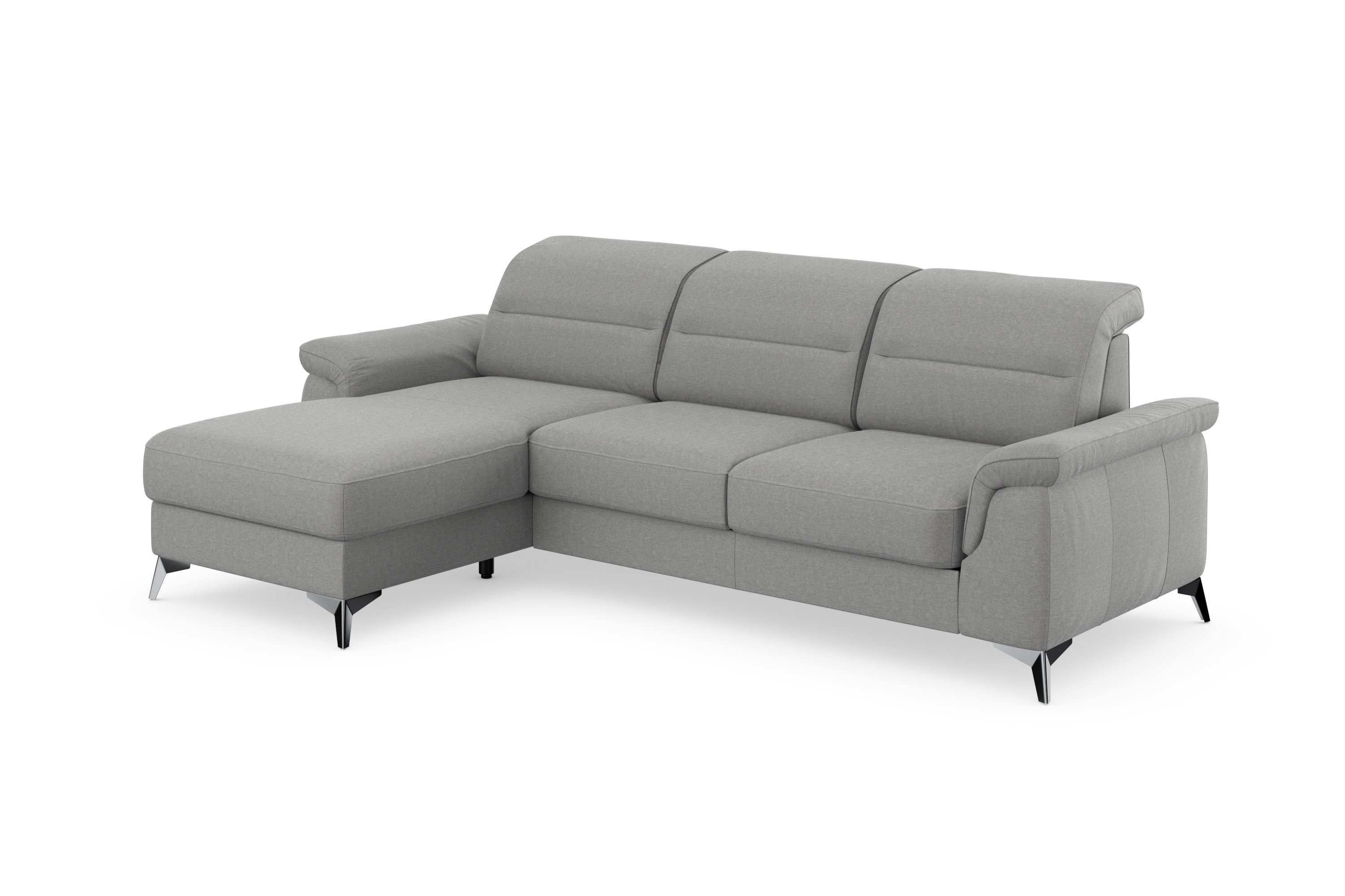 sit&more Hoekbank Sinatra L-vorm met récamier, optioneel met verstelbare hoofdsteun en armleuning